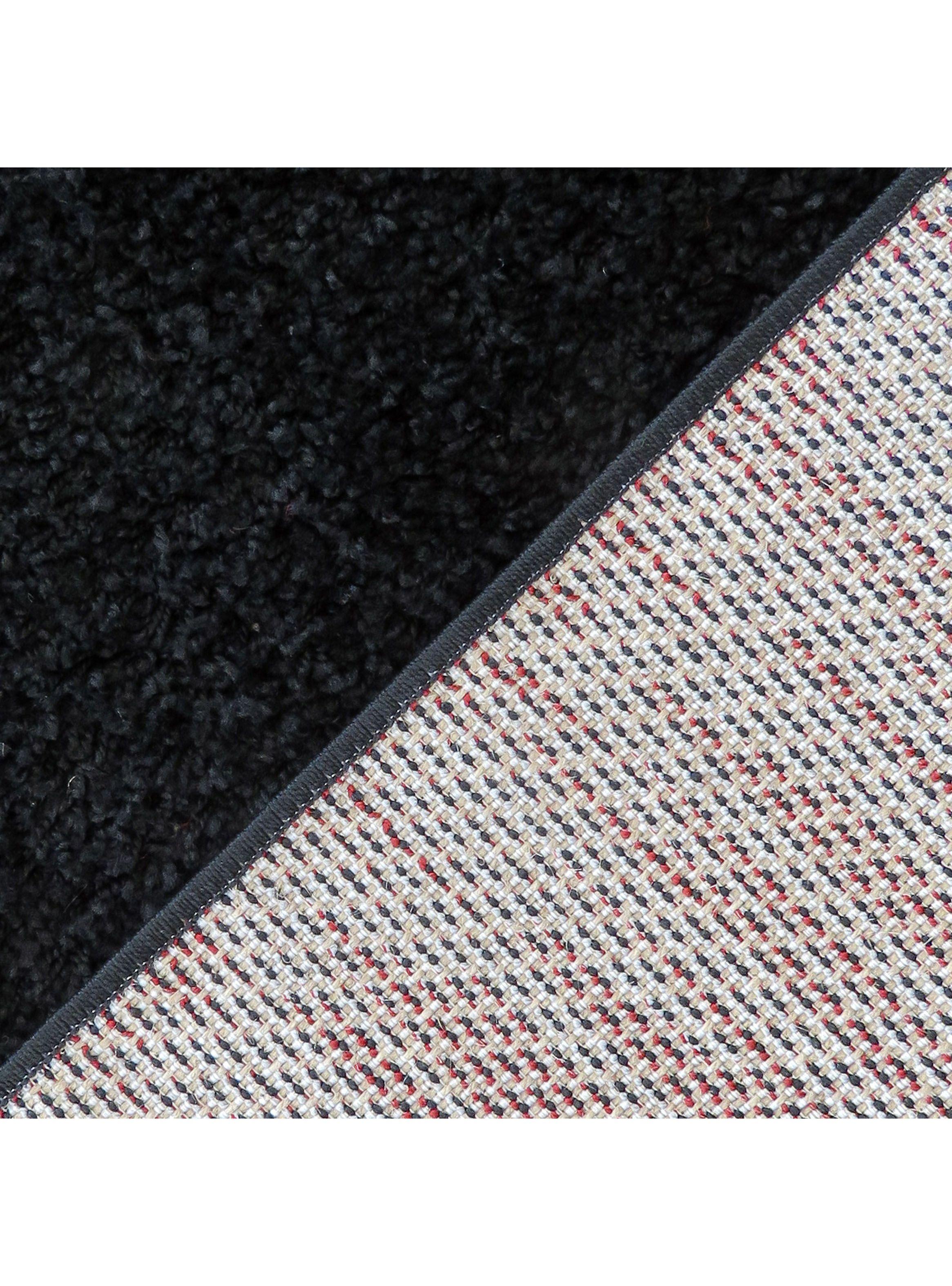 Bajada de Cama Shaggy Lisa 50 x 100 cm Negra-2