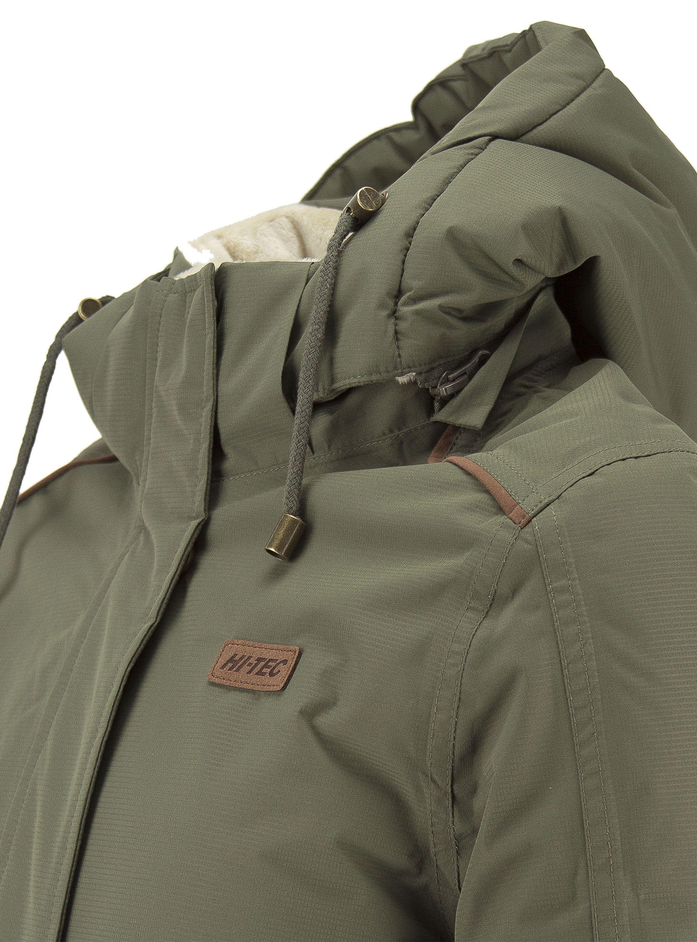 Parka Sellada Poliéster Verde Mujer-1