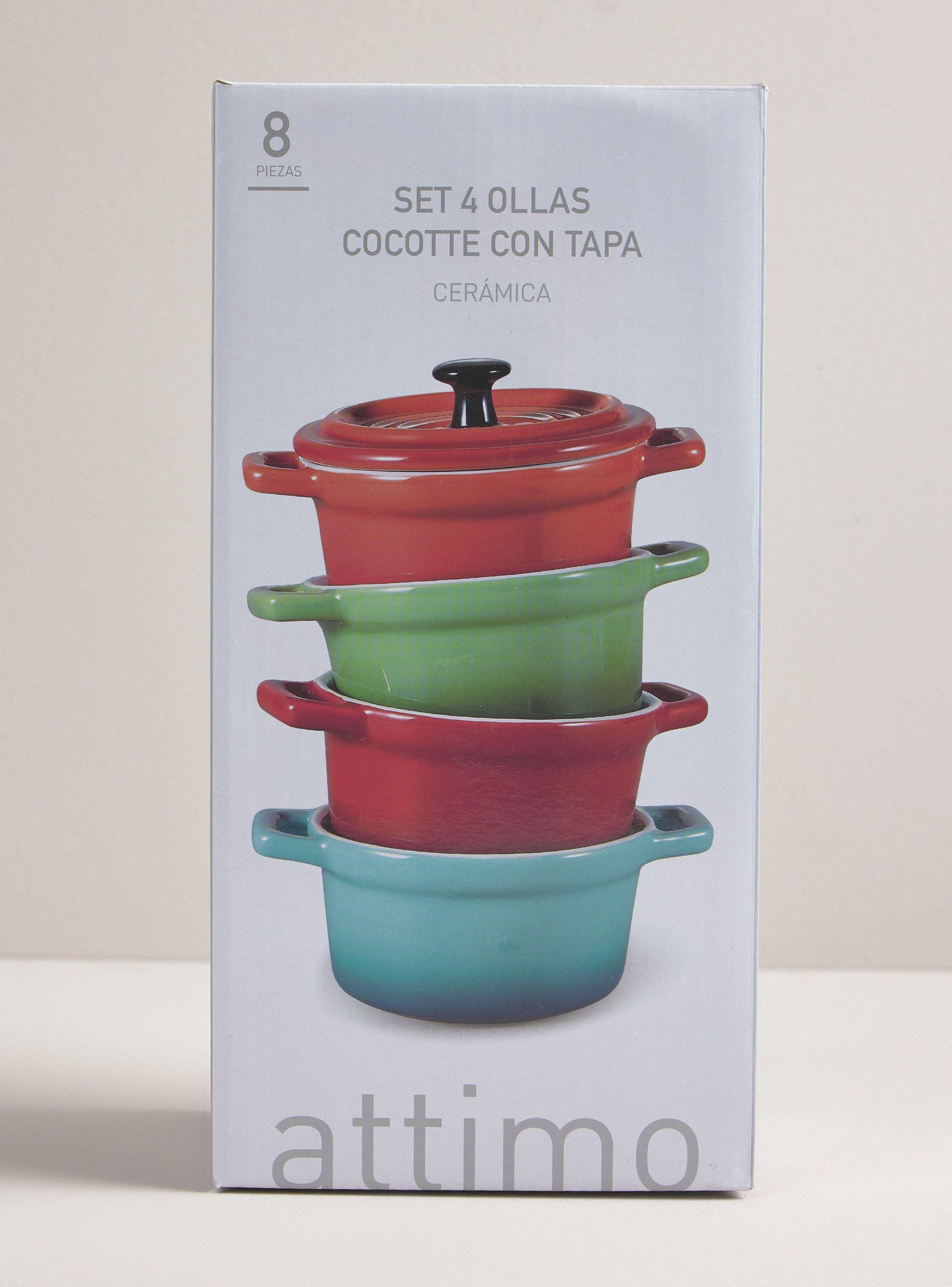 Set de 4 Ollas Cerámica 13 cm-3