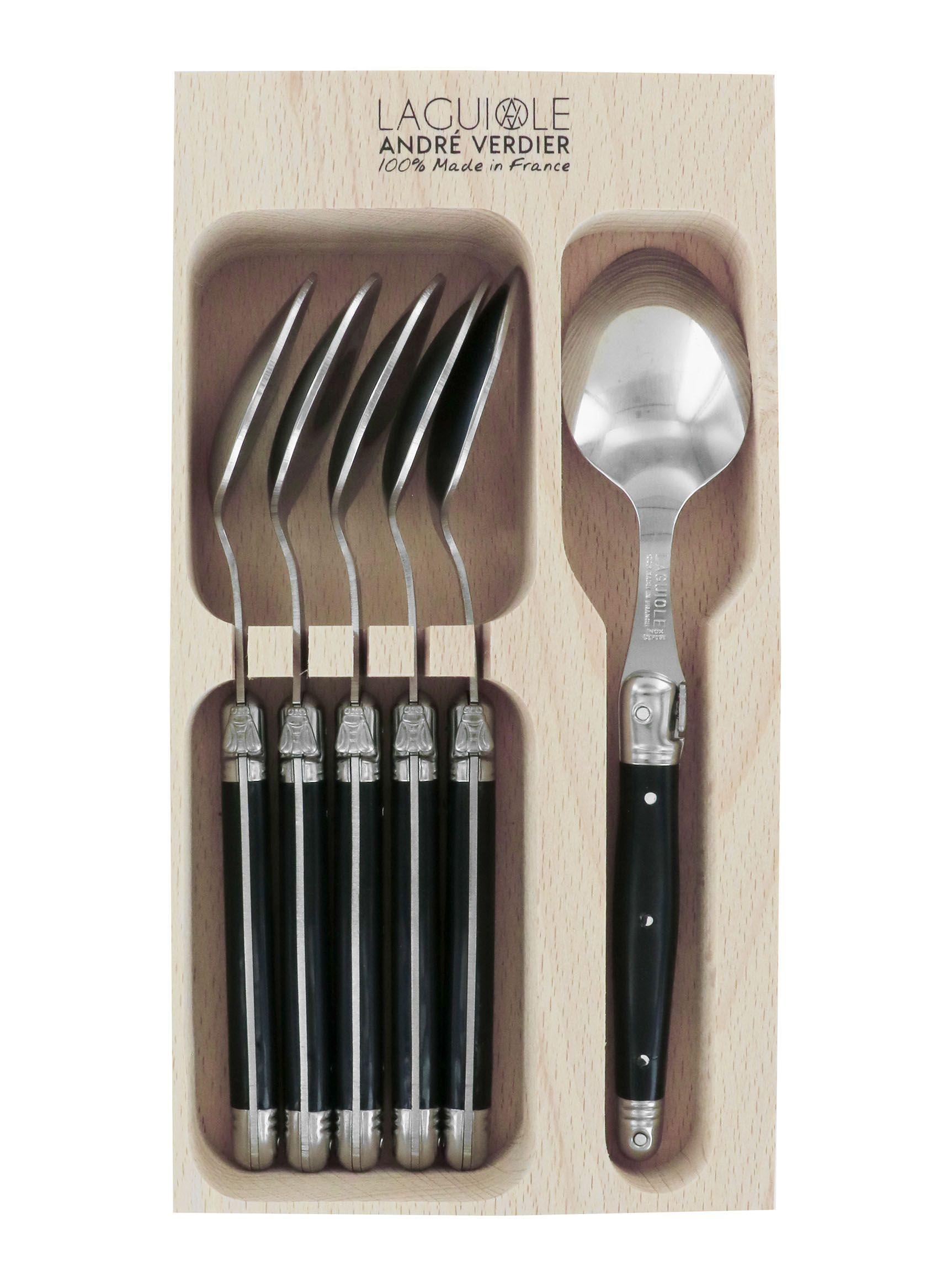 Set Cuchara Intermedia Negro Laguiole-0