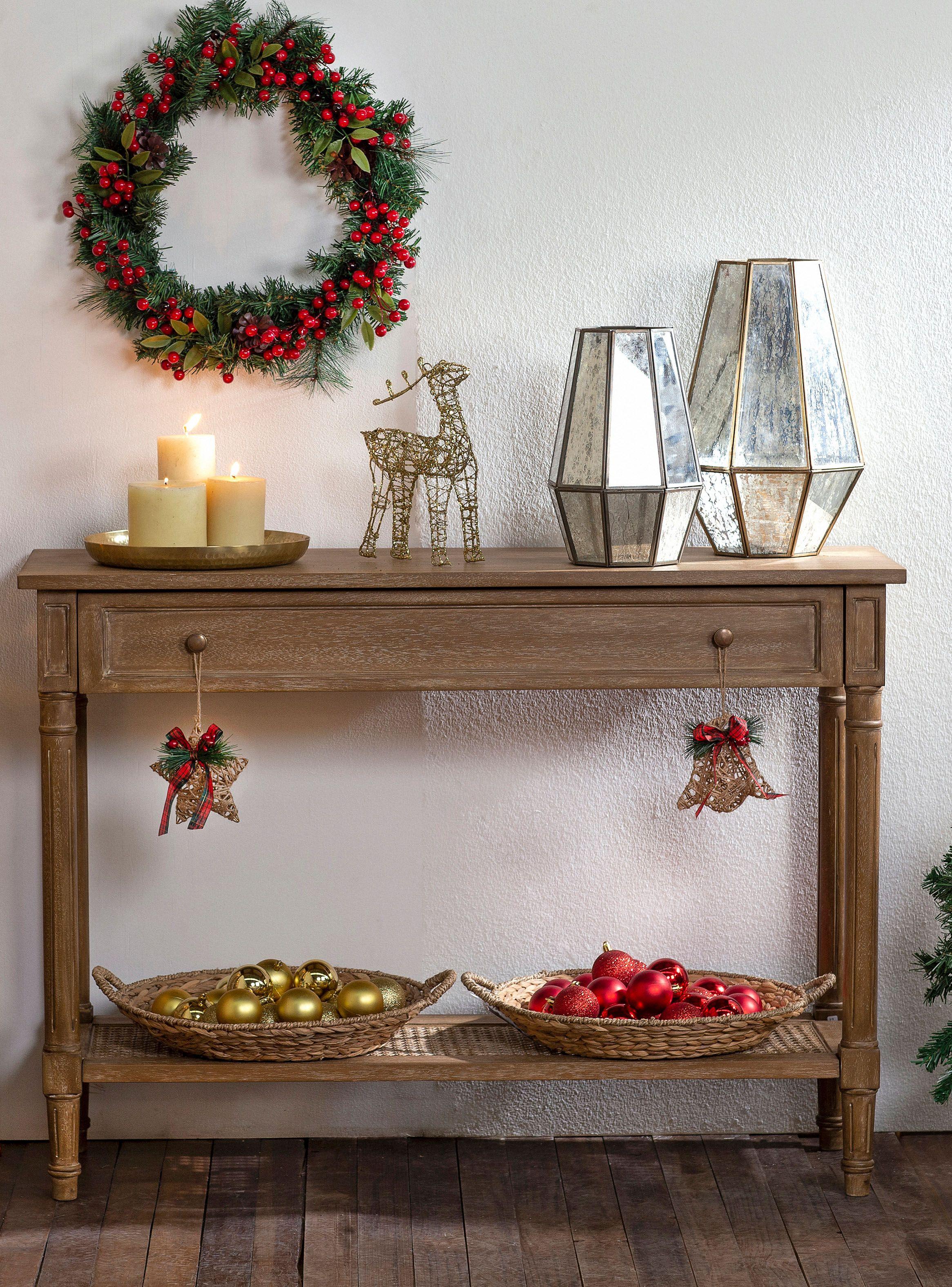 Corona de Navidad Berries y Piñas 50 cm-4