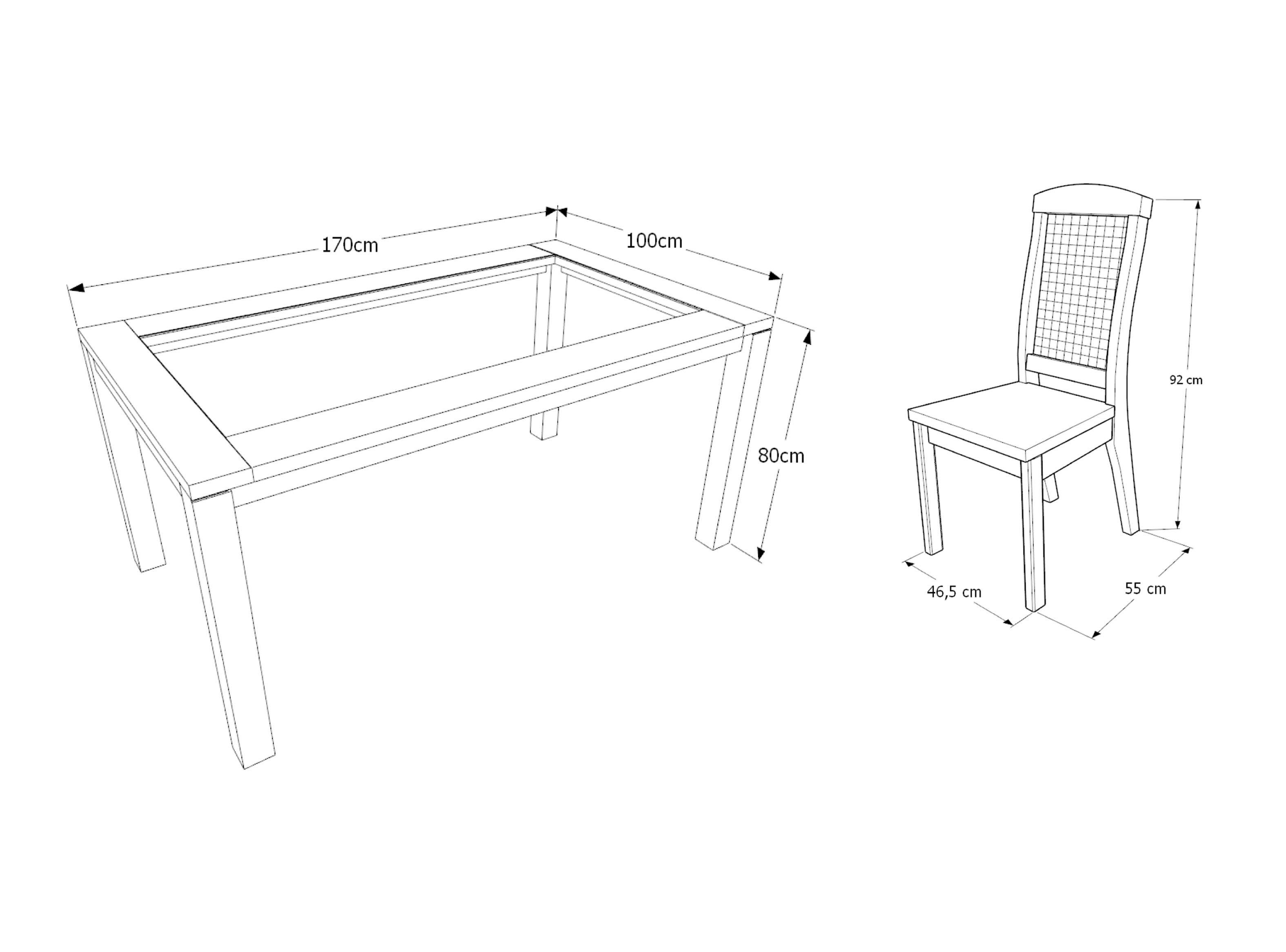 Juego Magasa de Comedor New Antillanca 6 Sillas Magasa-1