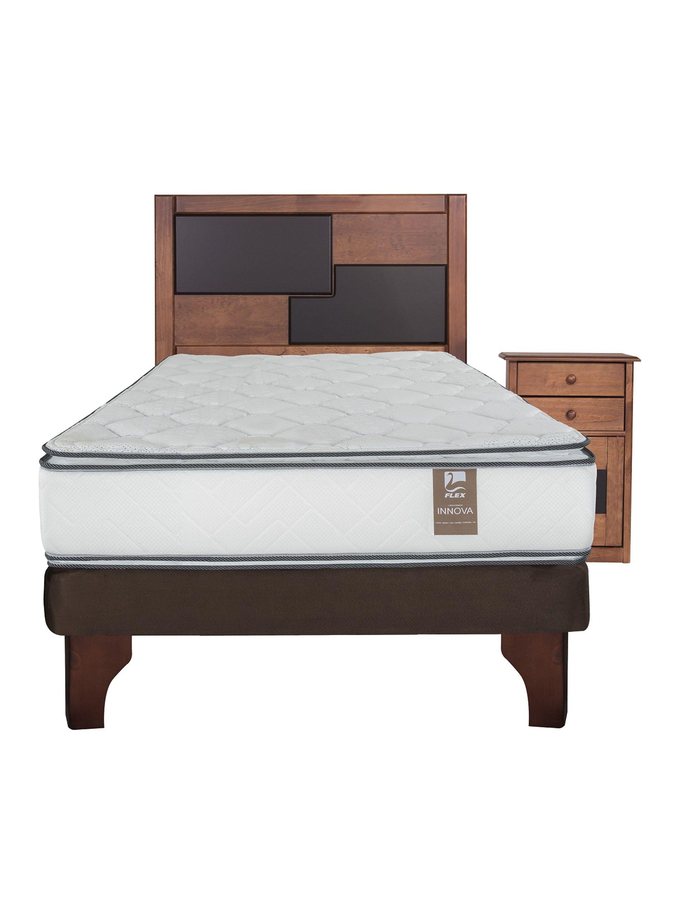 Cama Europea 1.5 Plazas Innova + Set Colonia-2