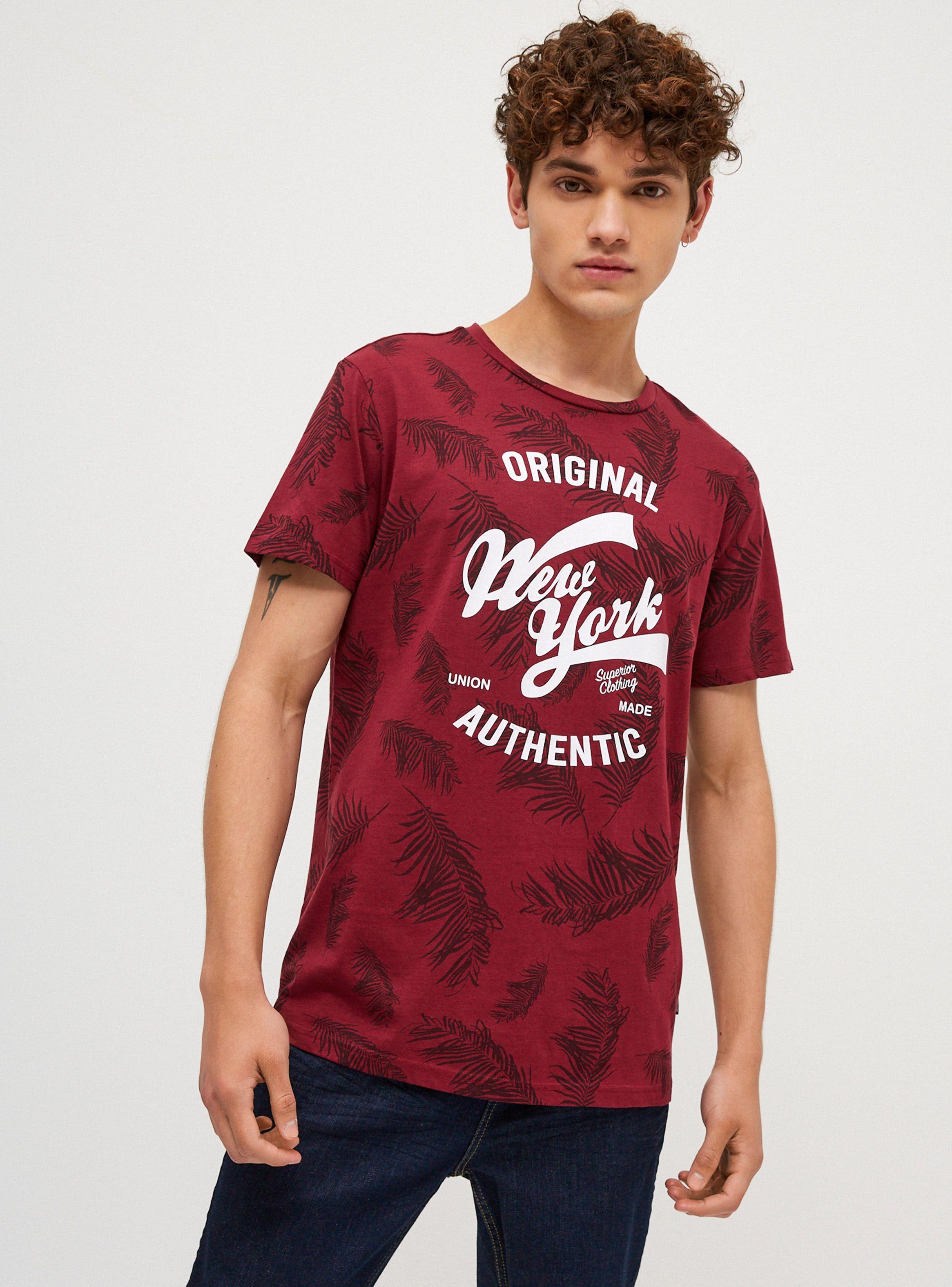 Polera Estampado Floral Manga Corta-0