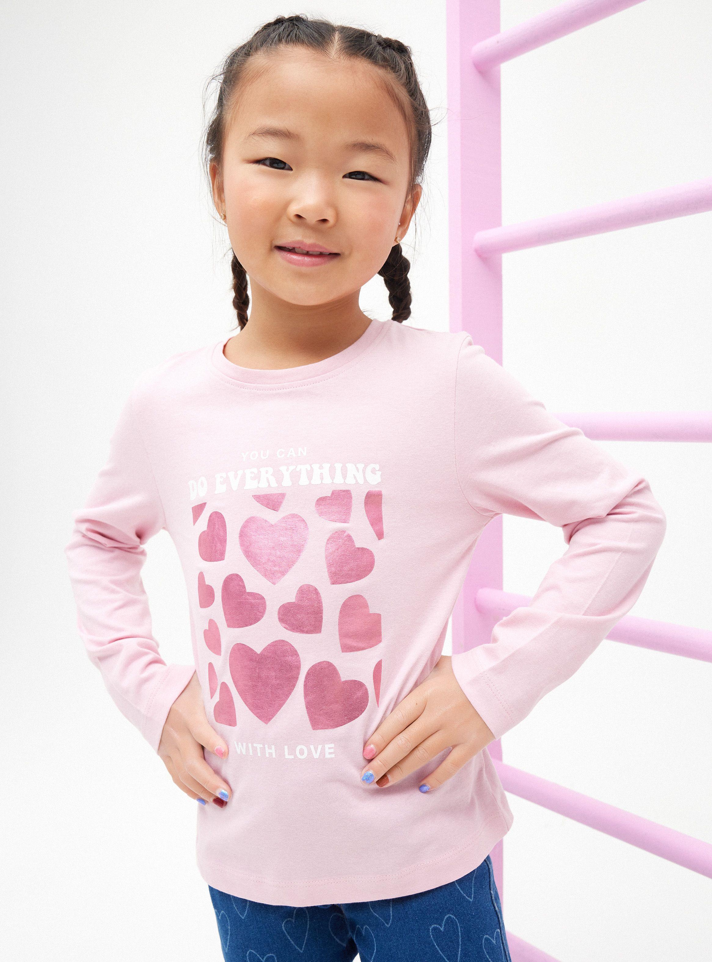 Polera Manga Larga Color Niña-0