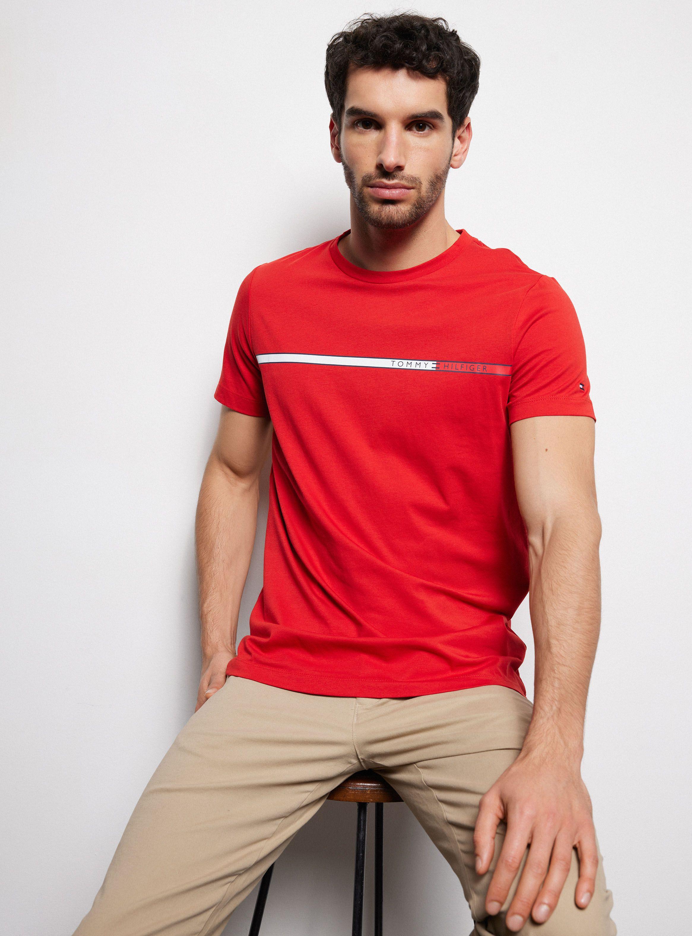 Polera con Logo Tommy Slim Fit-0
