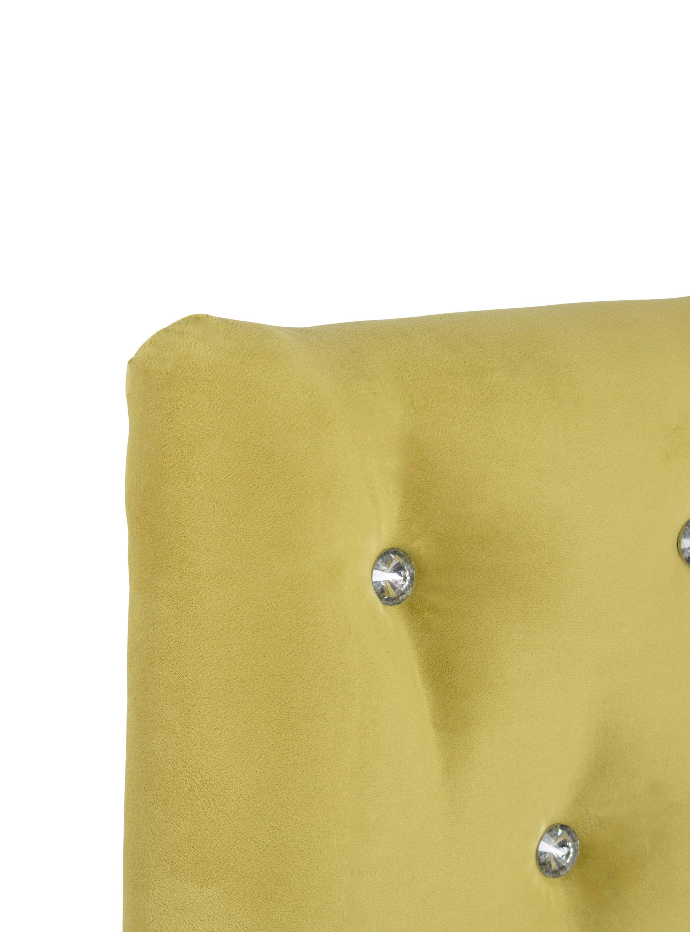 Respaldo 1.5 Plazas Diamond Felpa Verde-1