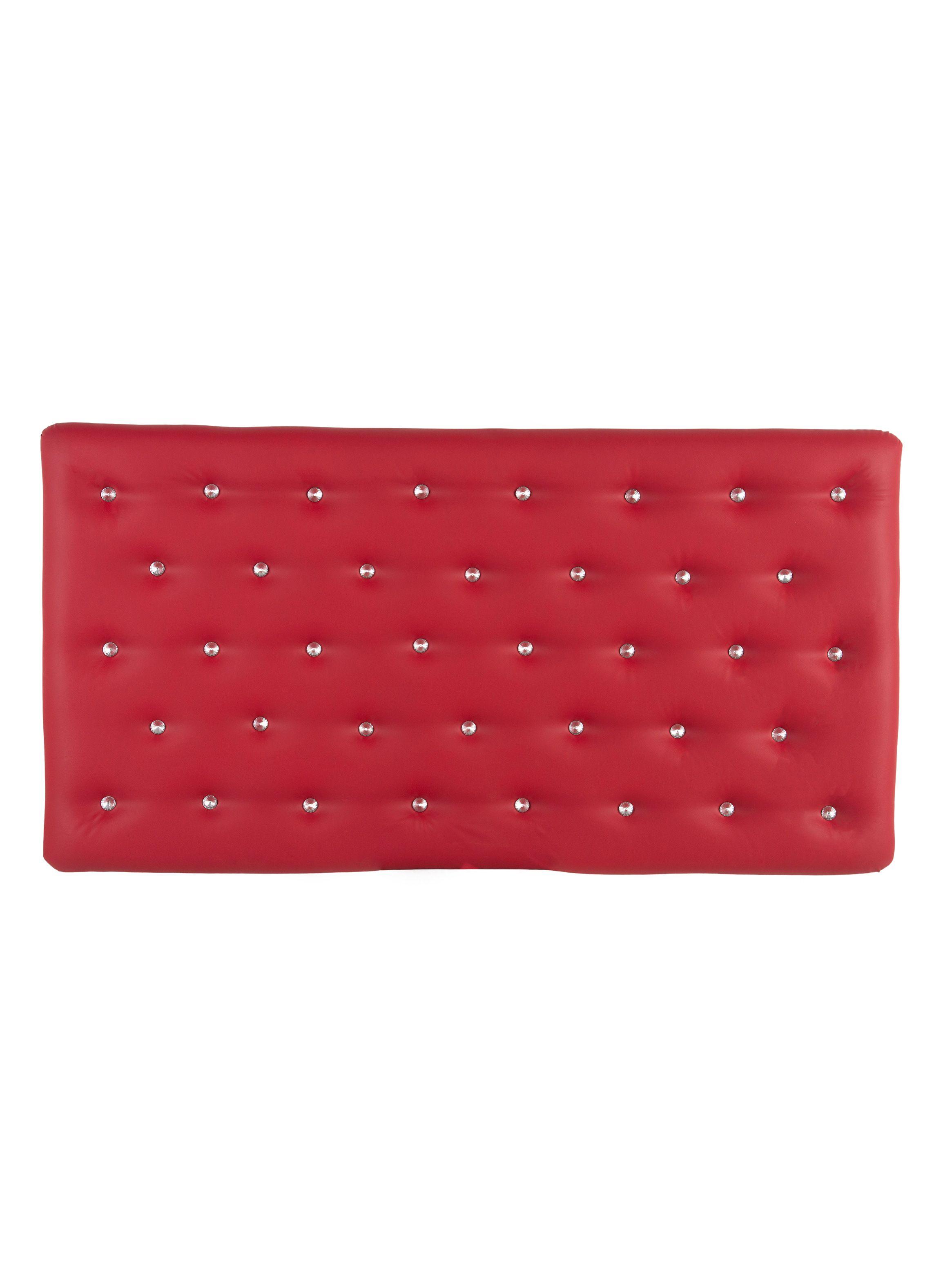 Respaldo 2 Plazas Diamond Pu Rojo-1