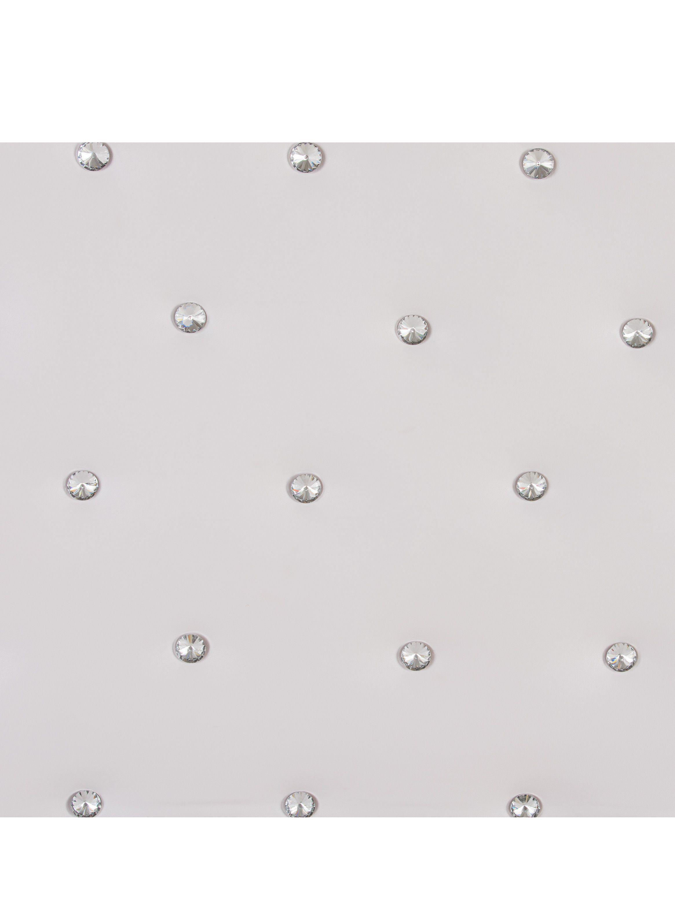 Respaldo 2 Plazas Diamond Pu Blanco-0