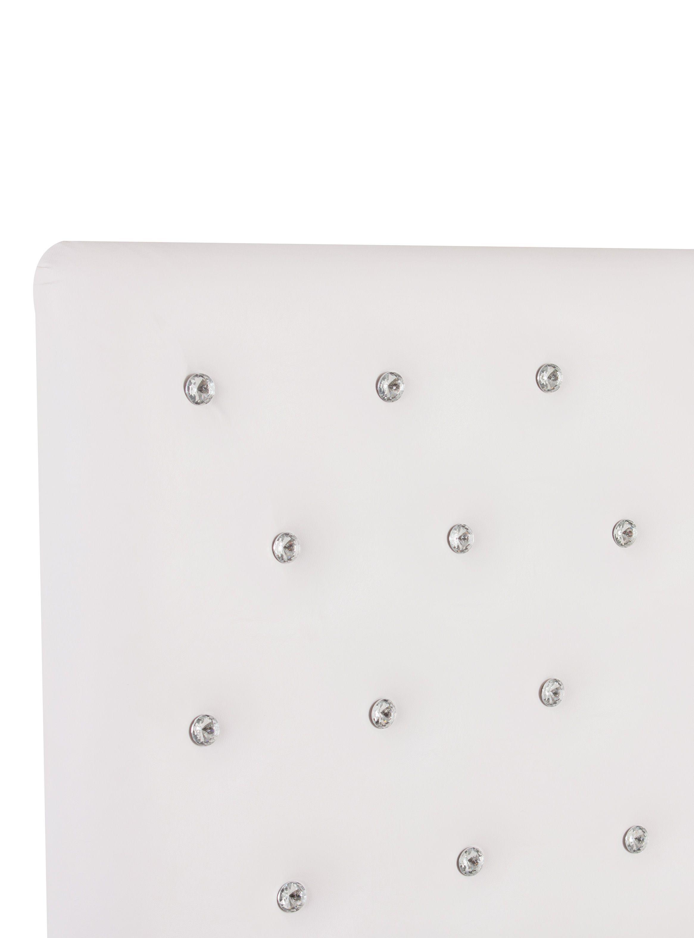 Respaldo 2 Plazas Diamond Pu Blanco-2