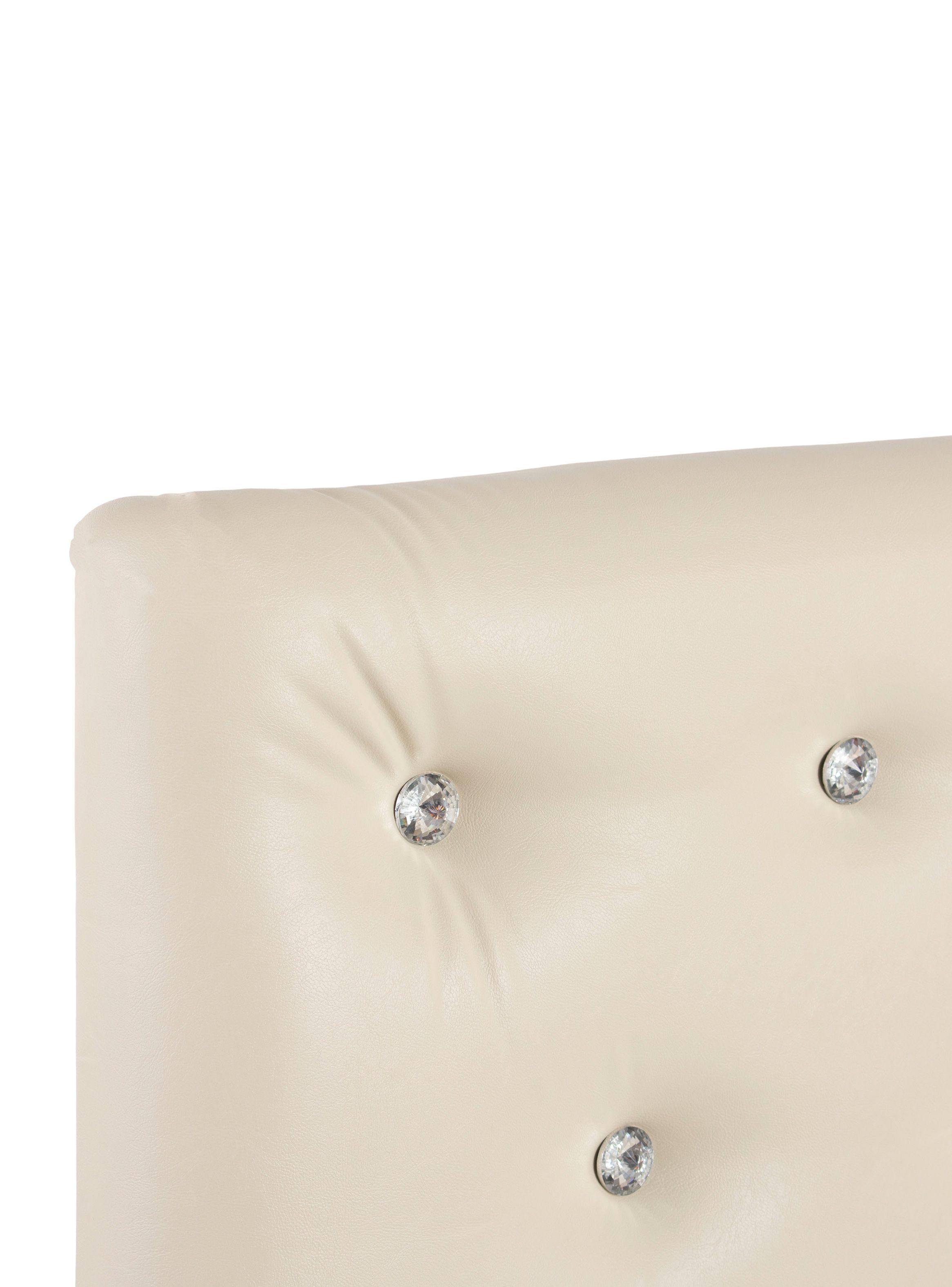 Respaldo 2 Plazas Diamond Pu Beige-2