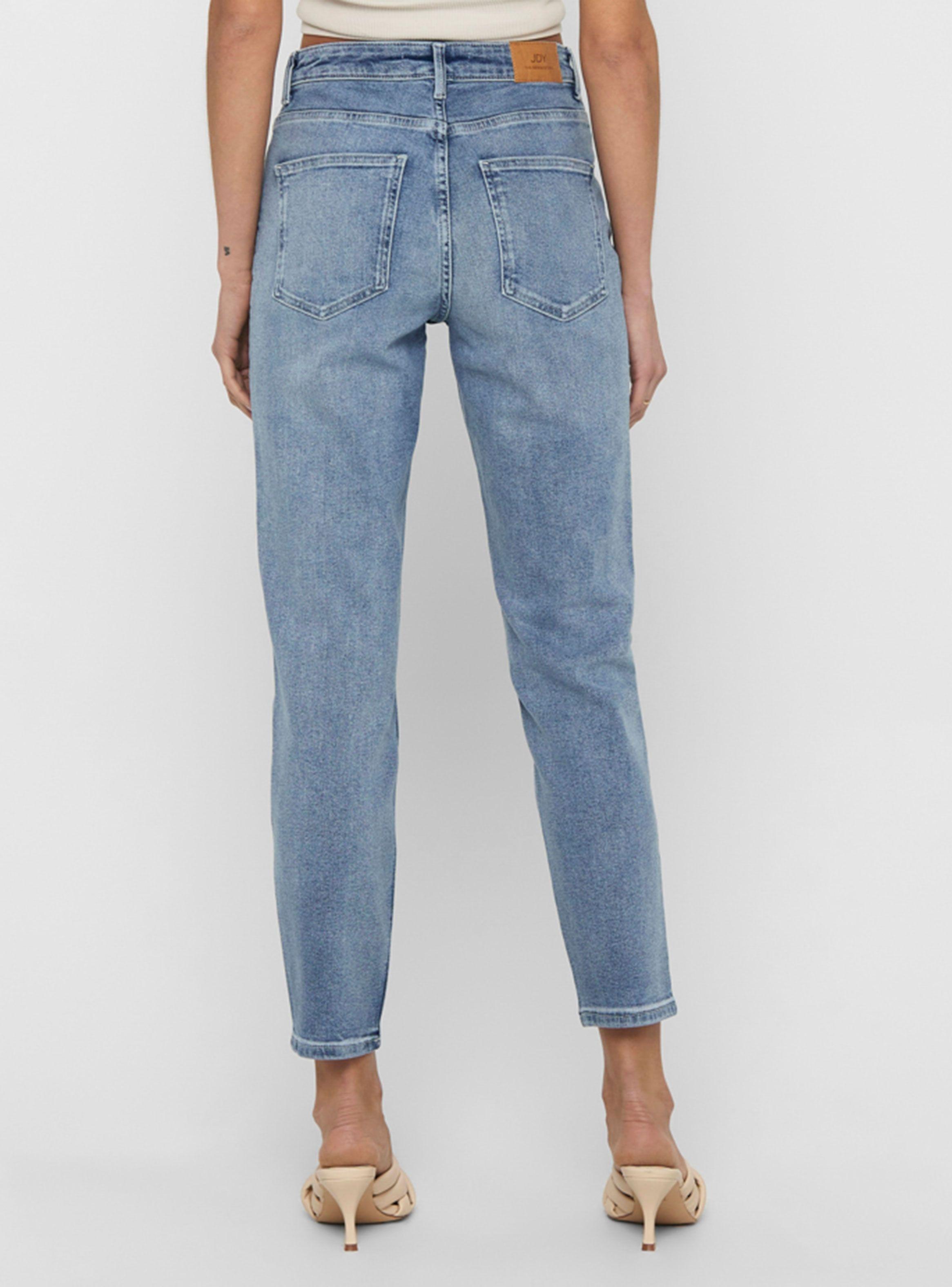 Jeans Straight Light Blue Denim-1