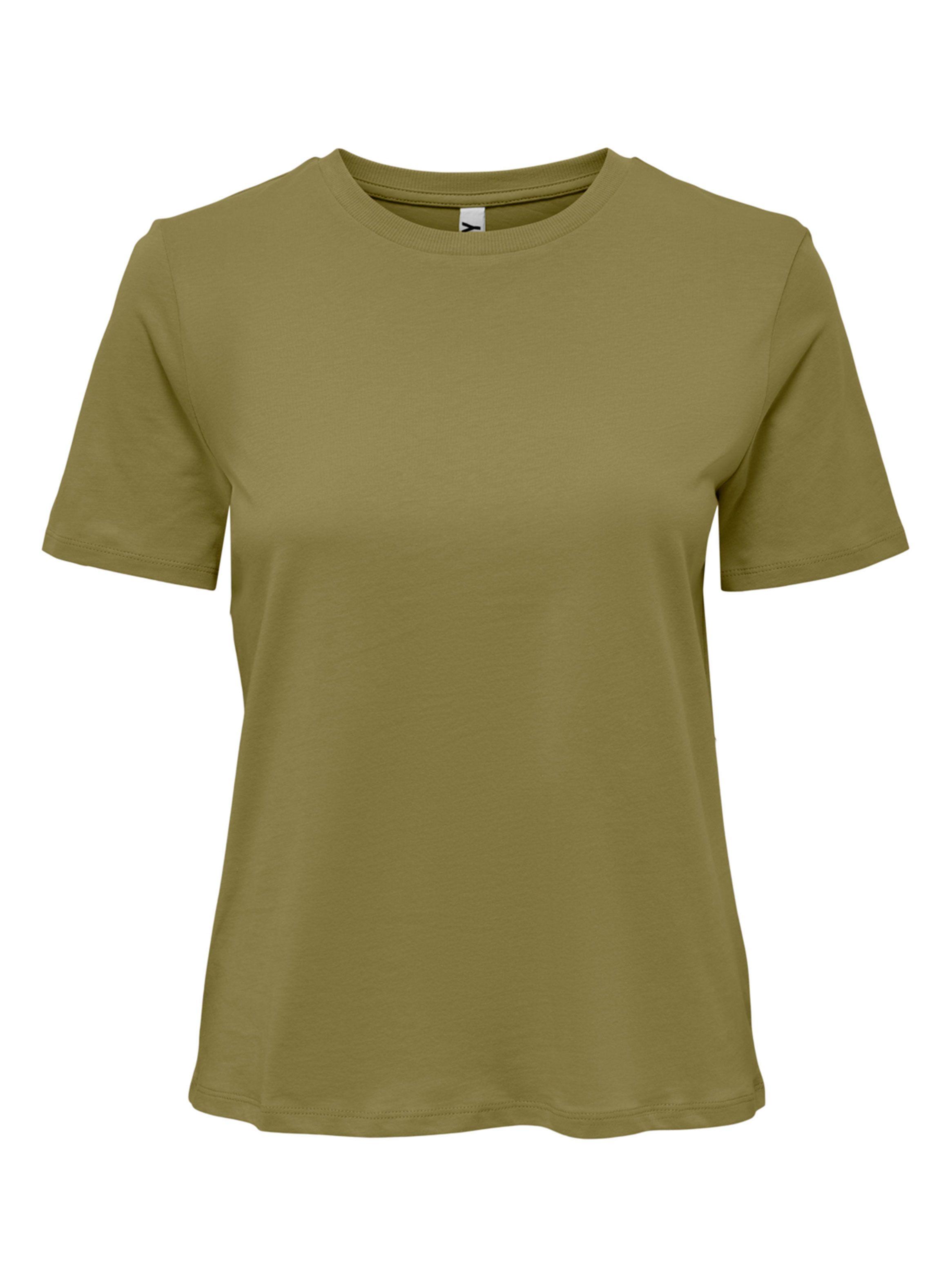 Polera Manga Corta Verde Oliva-0