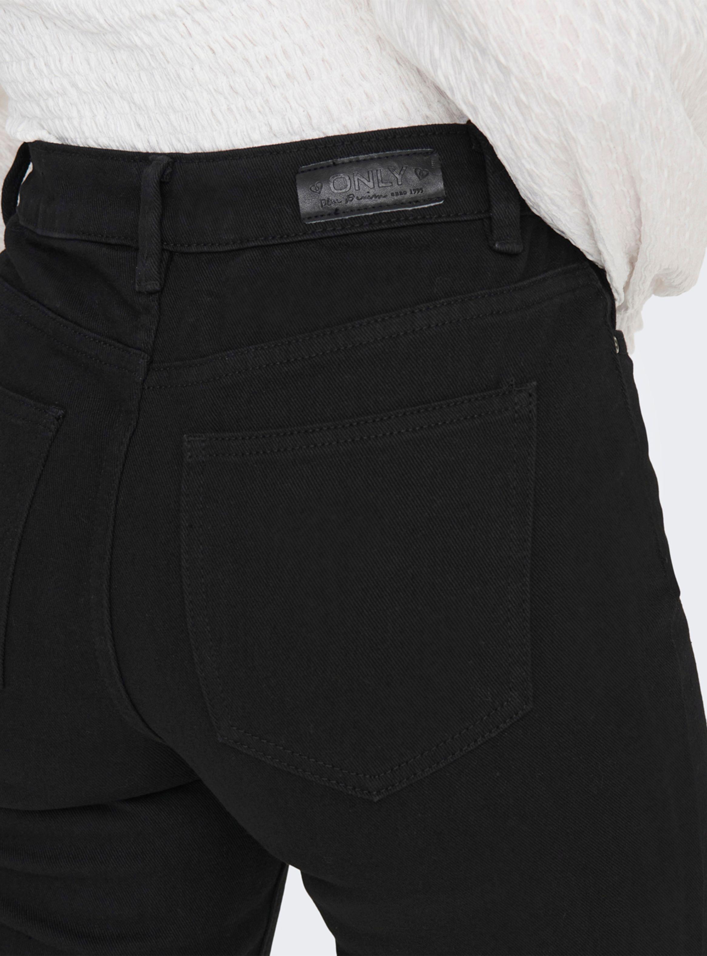 Jeans Tiro Alto Color Negro-2