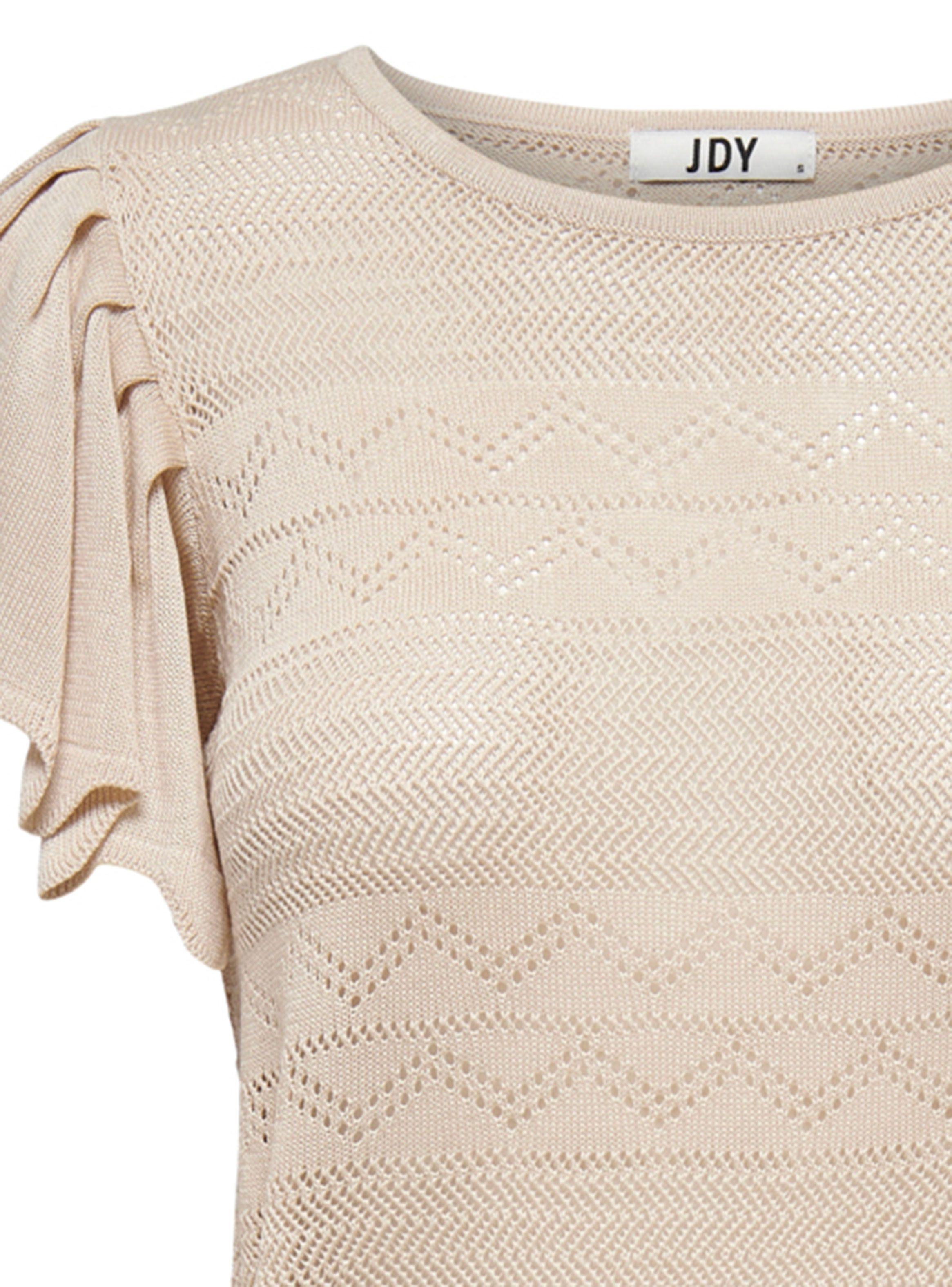 Polera Manga Corta Cuello Redondo con Vuelos-2
