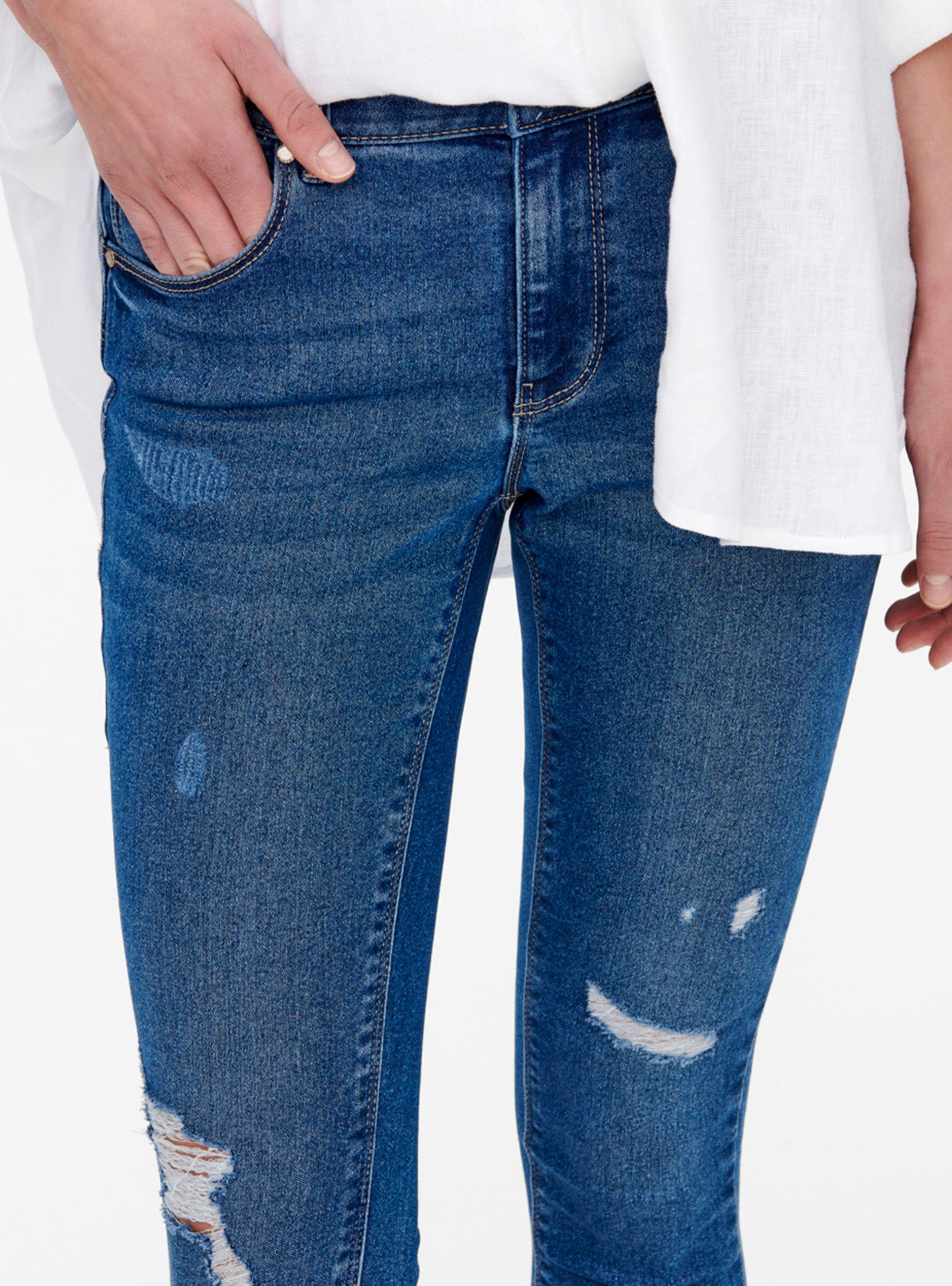 Jeans Skinny Tendencia Azul-2