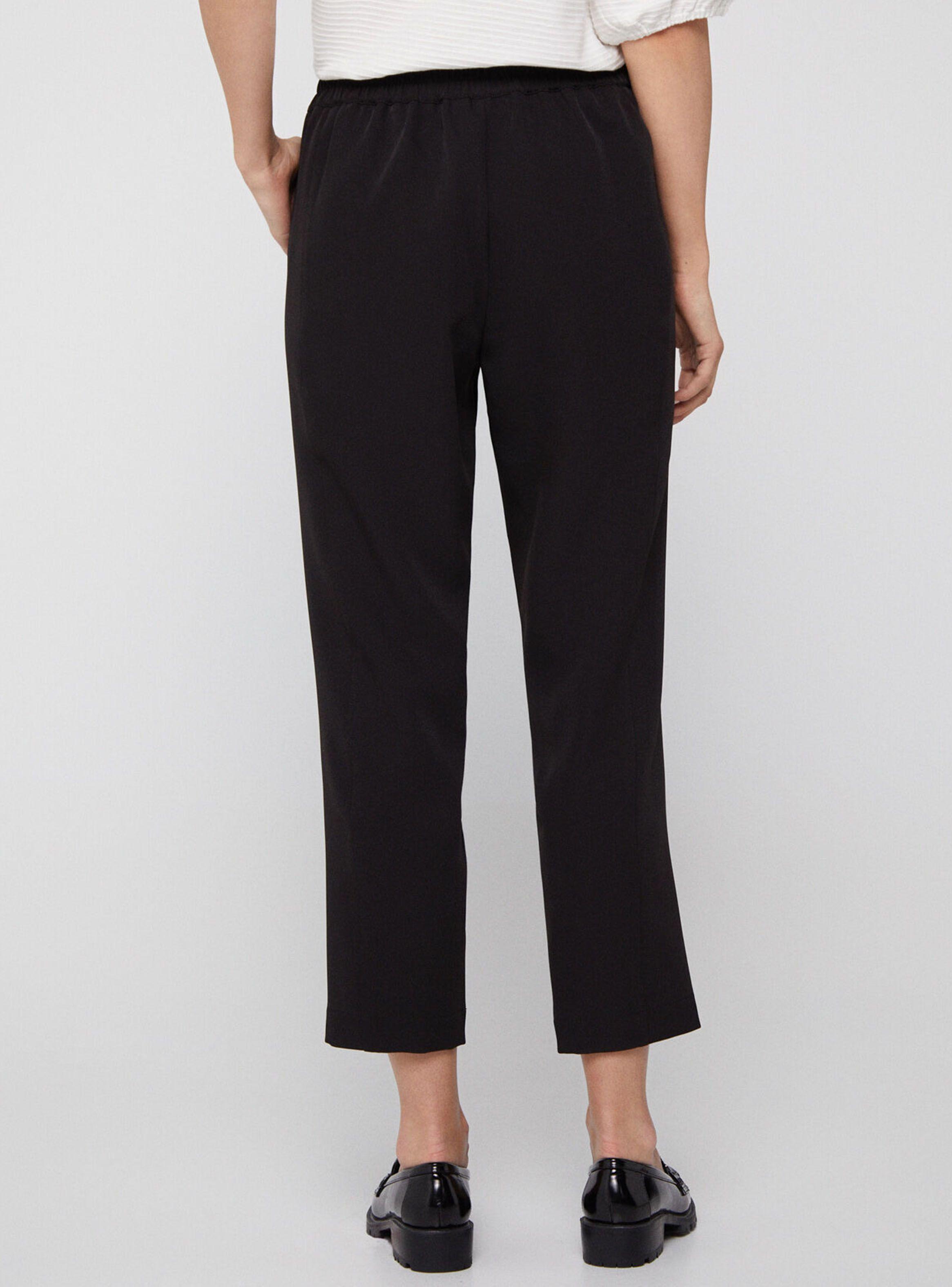Pantalón Fluido con Lazo Liso-1