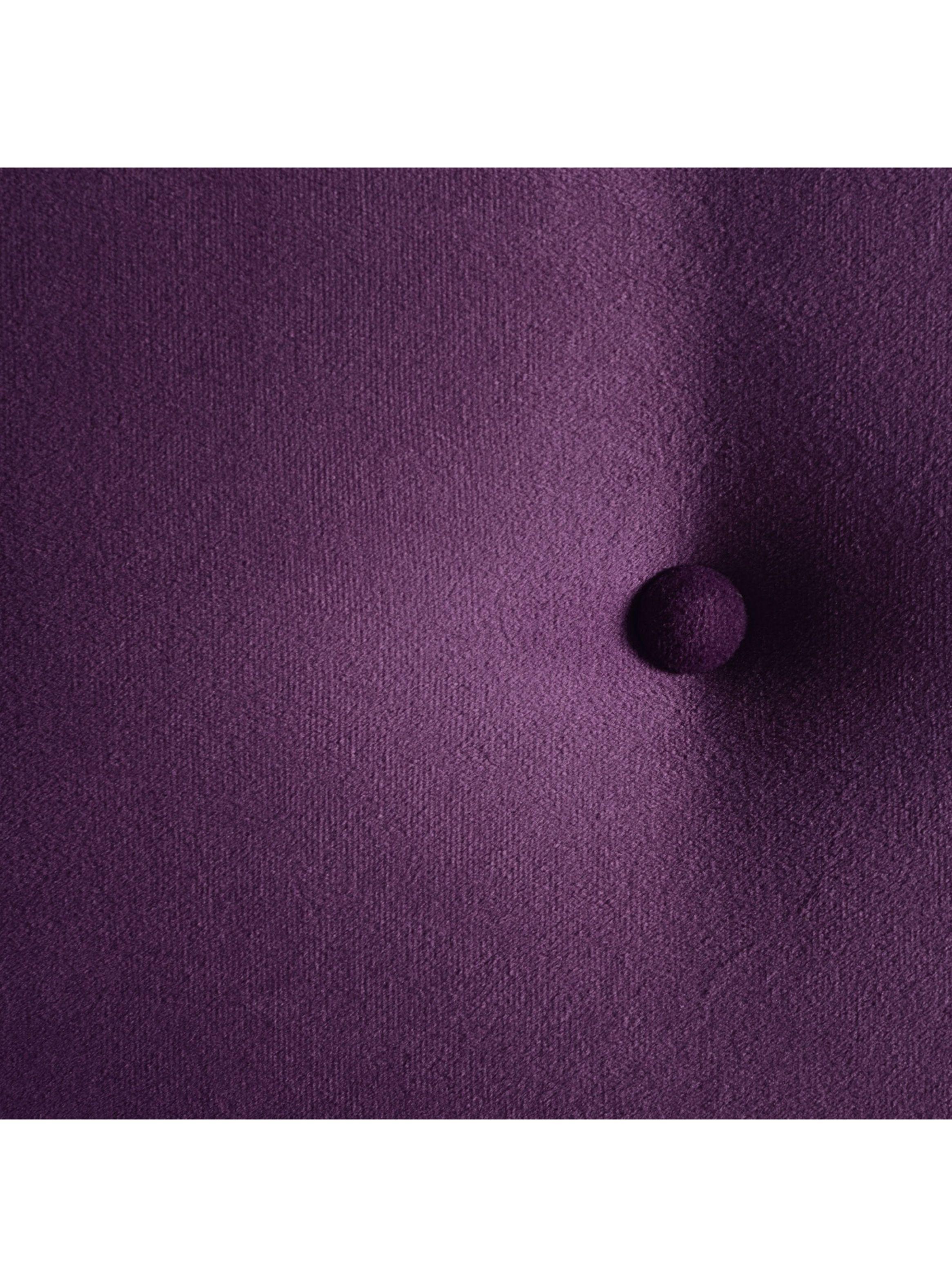 Respaldo 1.5 Plazas Botone Morado Felpa-2