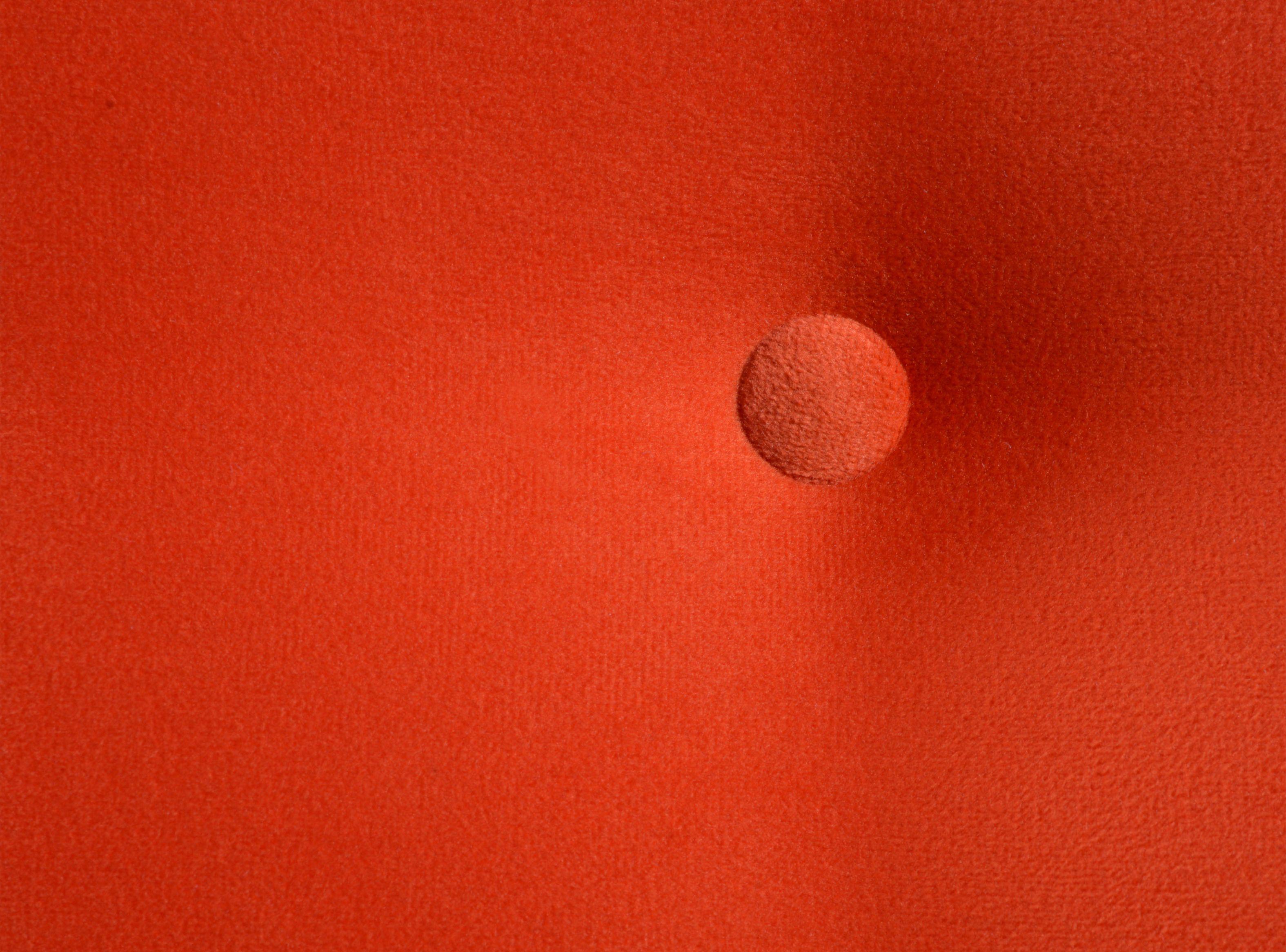 Respaldo 2 Plazas Botone Naranja Felpa-2