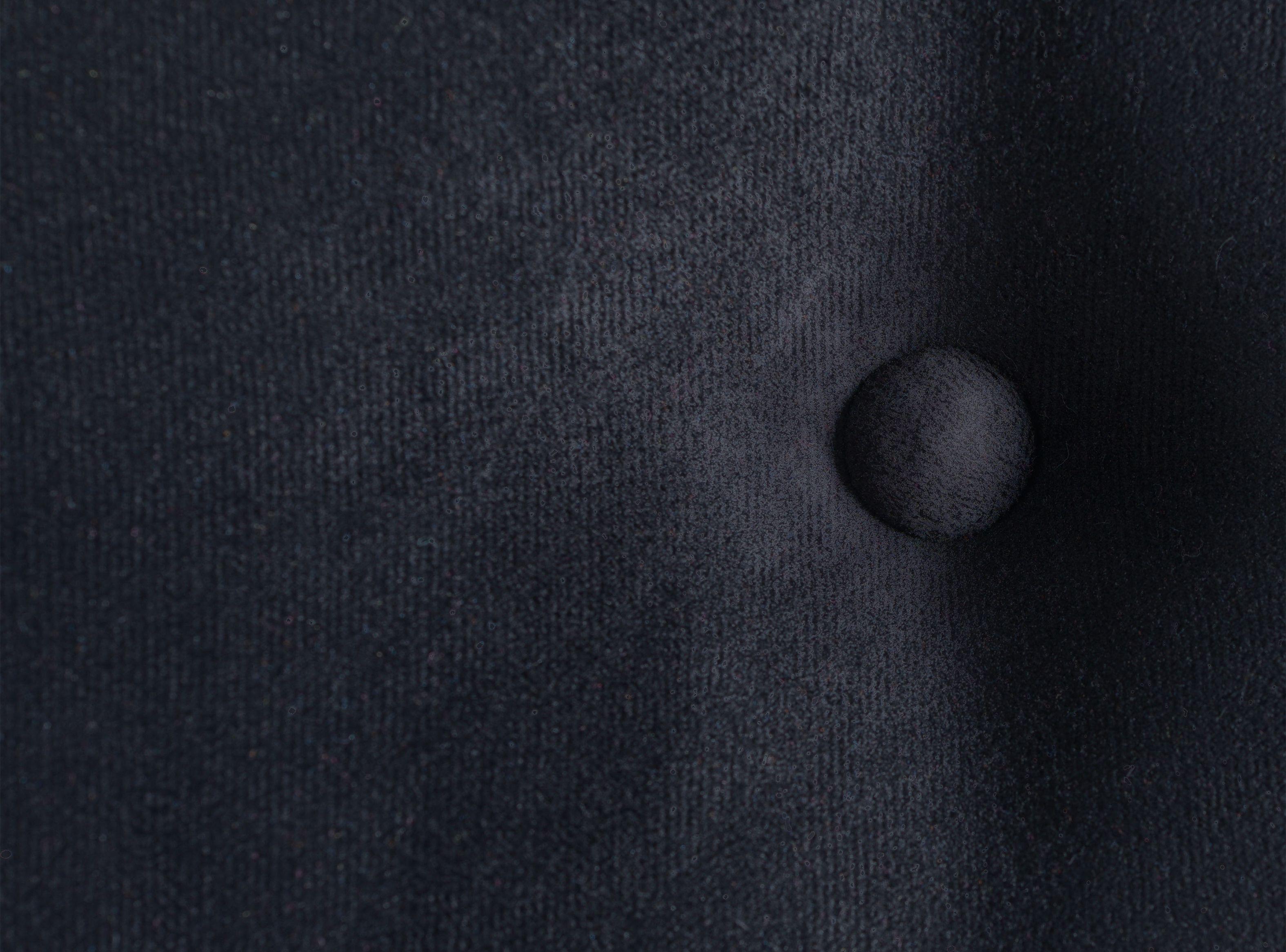 Respaldo King Botone Negro Felpa-1