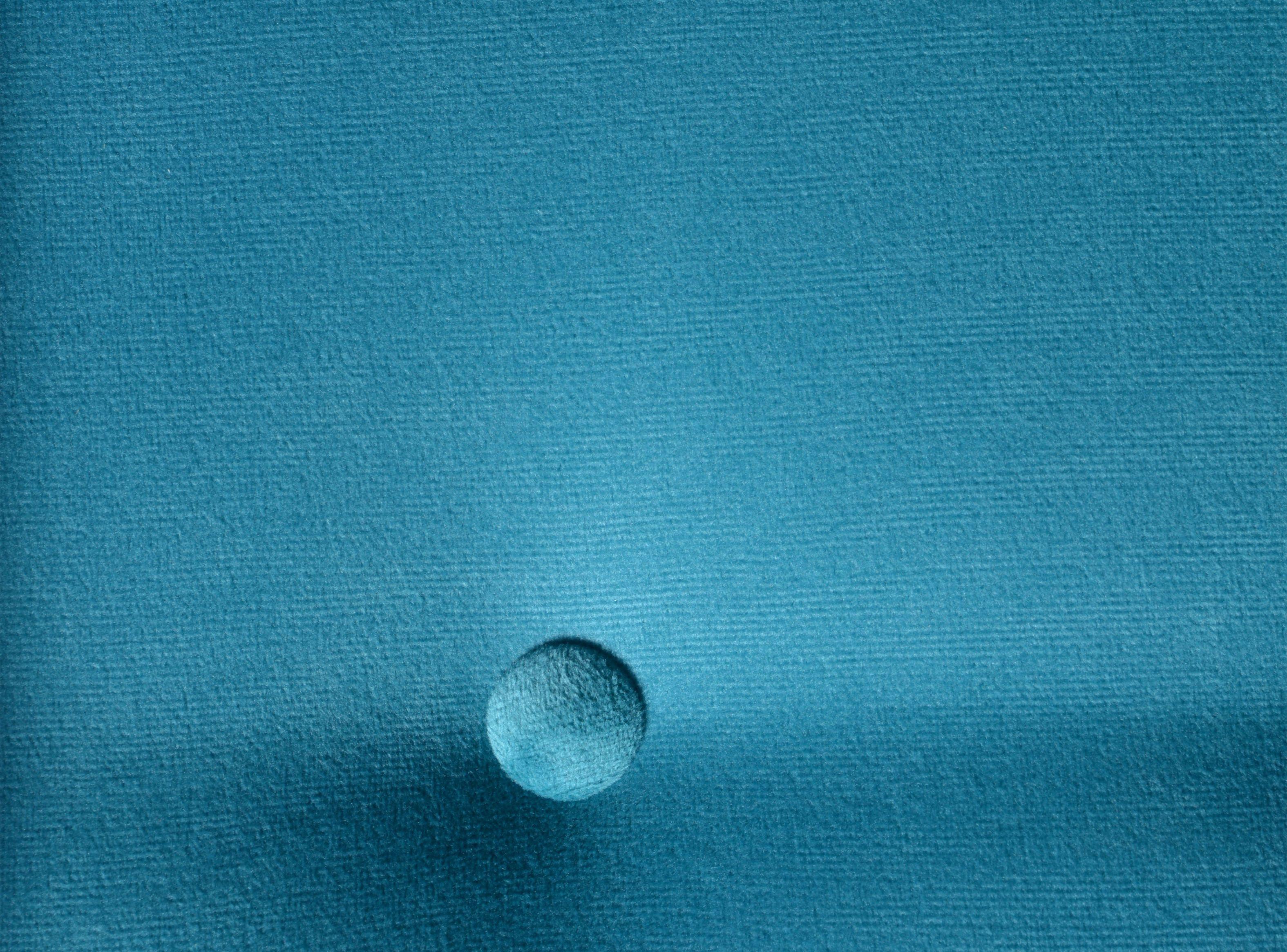 Respaldo King Botone Turquesa Felpa-1