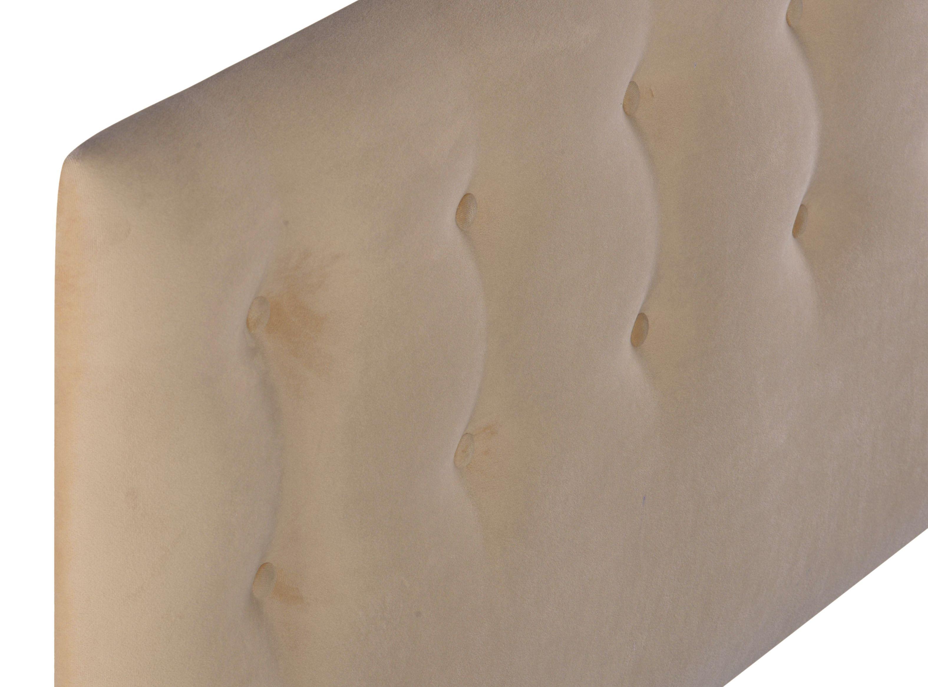 Respaldo King Botone Beige Felpa-2