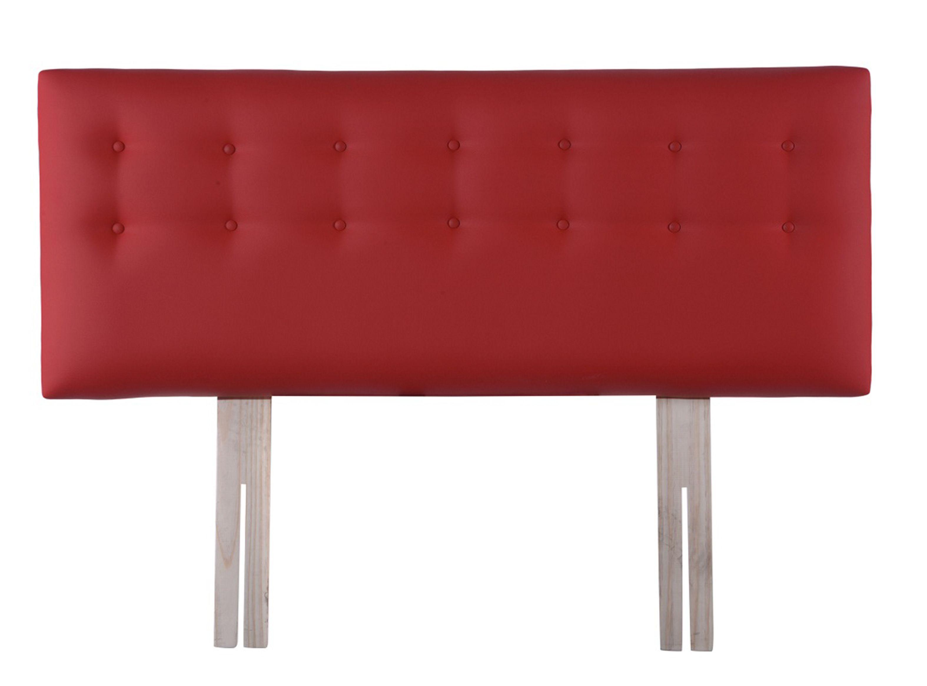 Respaldo 1.5 Plazas Botone Rojo Pu-0