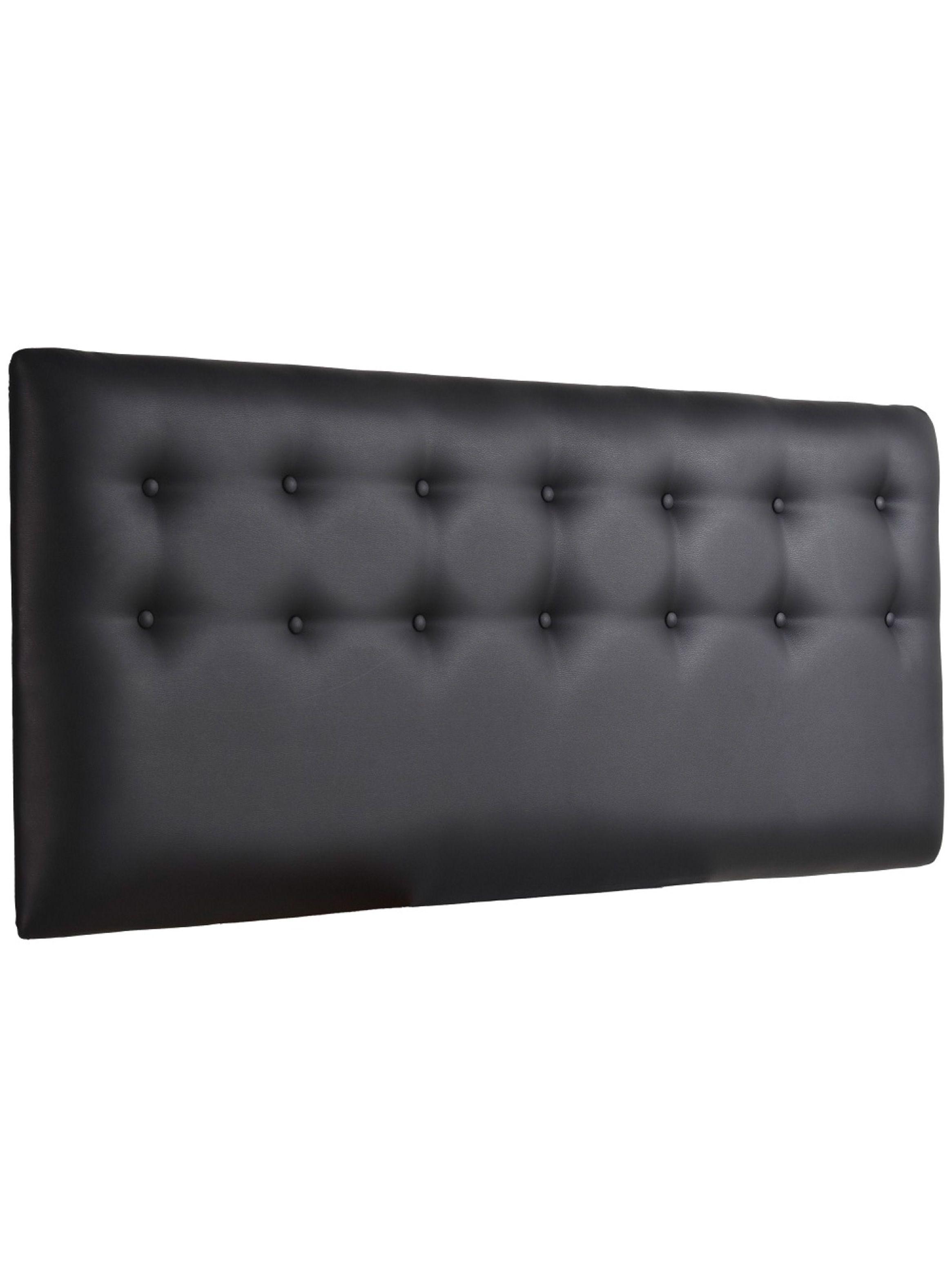 Respaldo 2 Plazas Botone Negro Pu-1