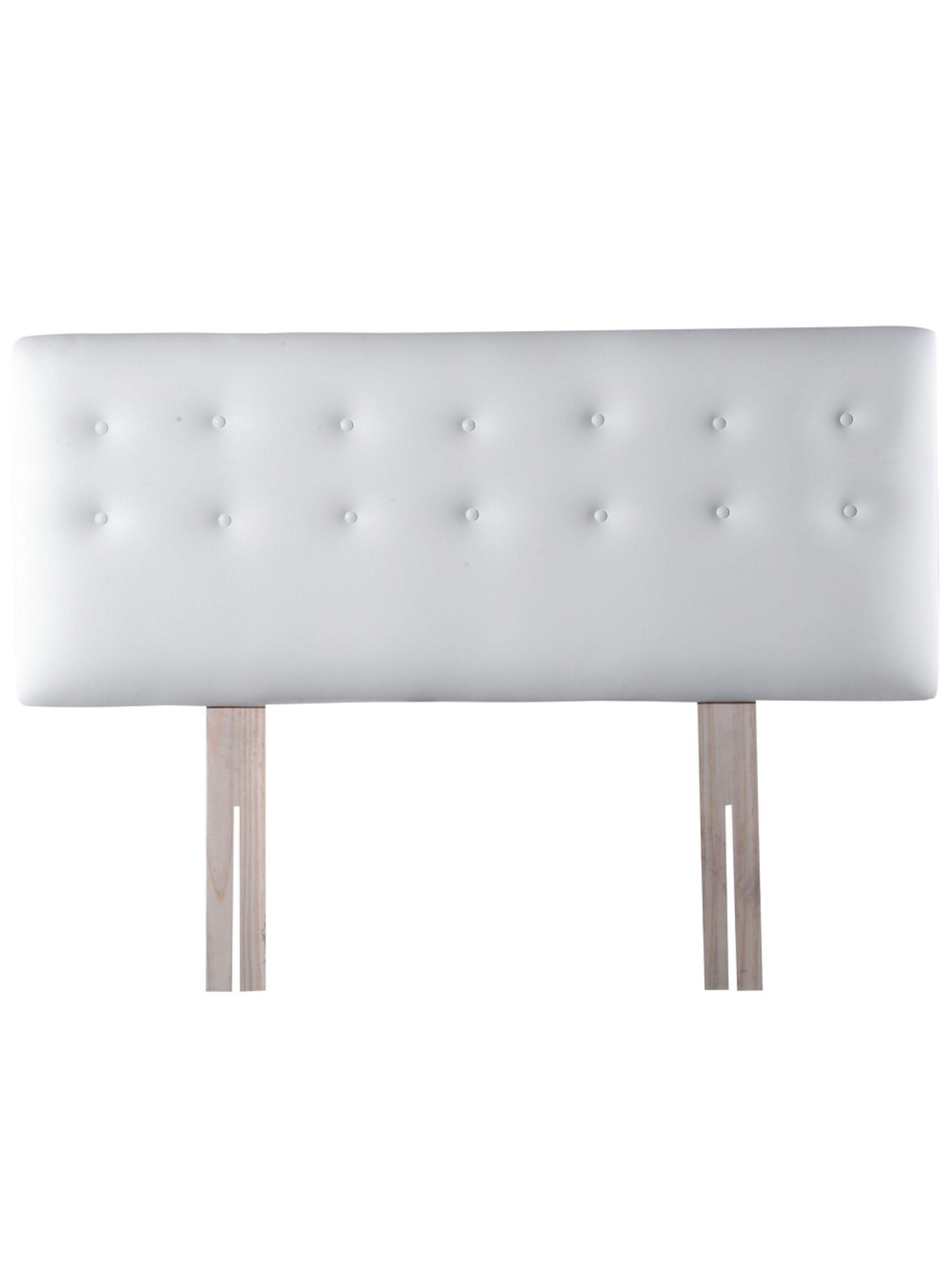 Respaldo 2 Plazas Botone Blanco Pu-0