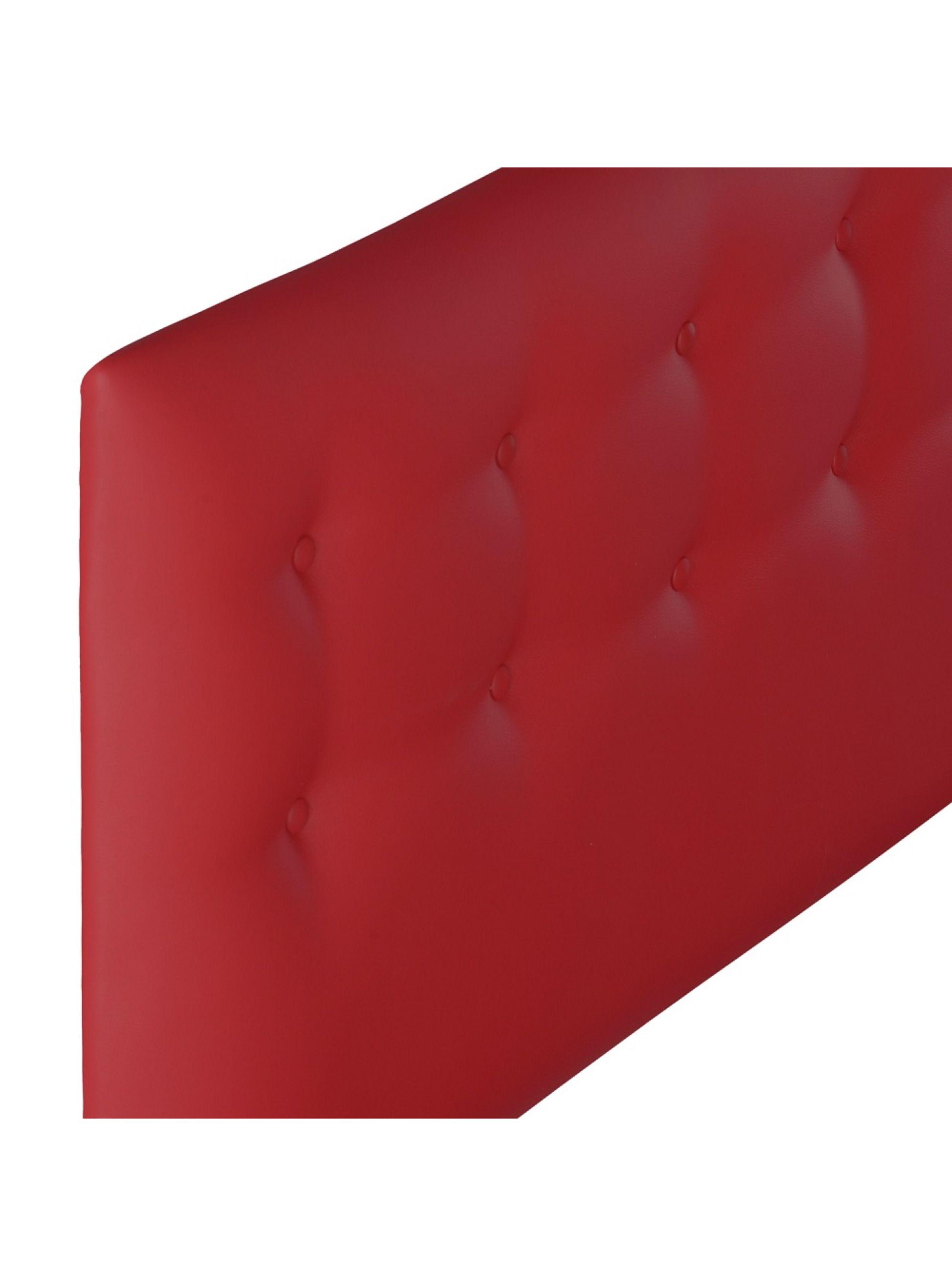 Respaldo King Botone Rojo Pu-3