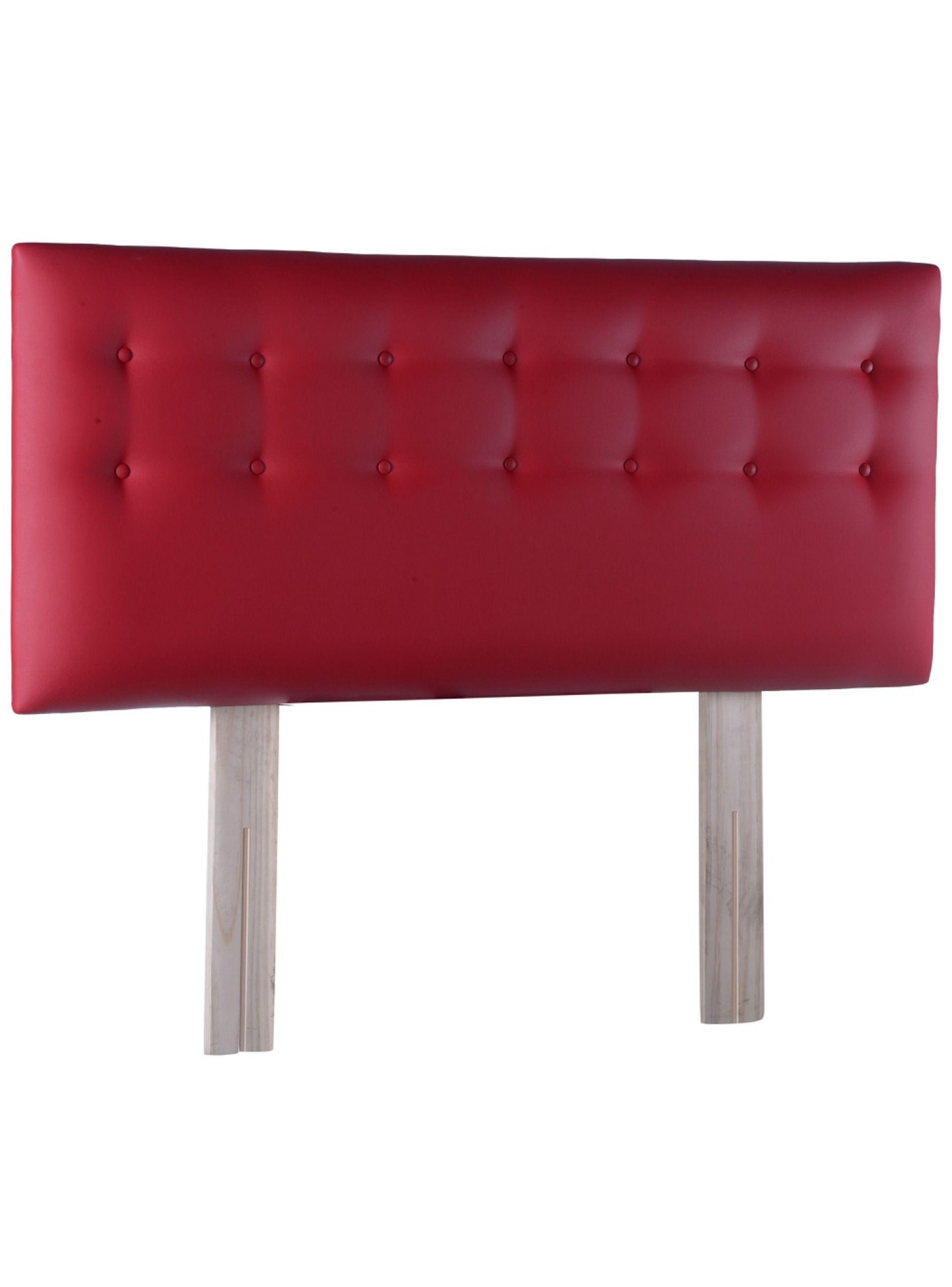 Respaldo King Botone Rojo Pu-1