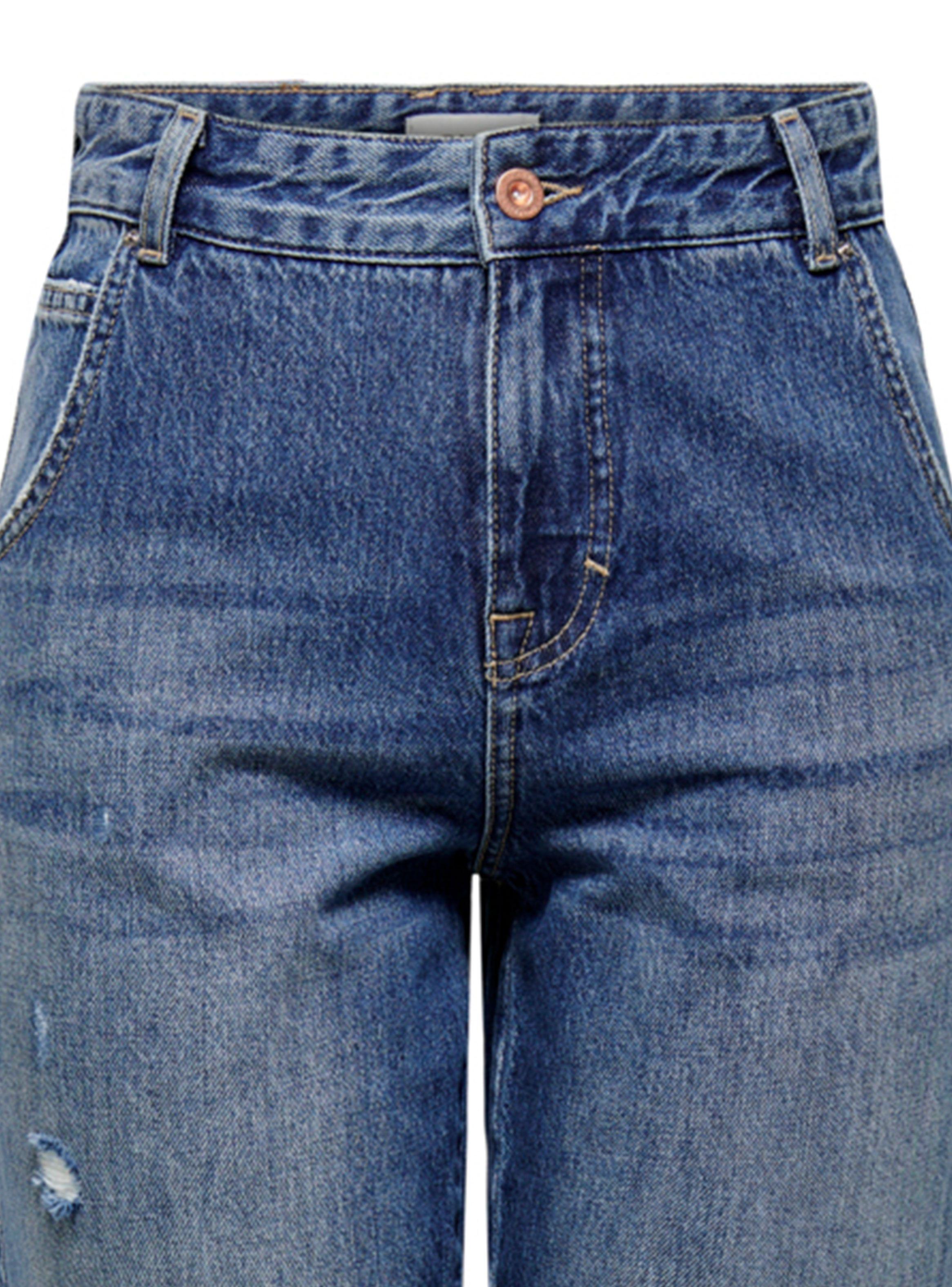 Jeans Azul Tiro Alto-2