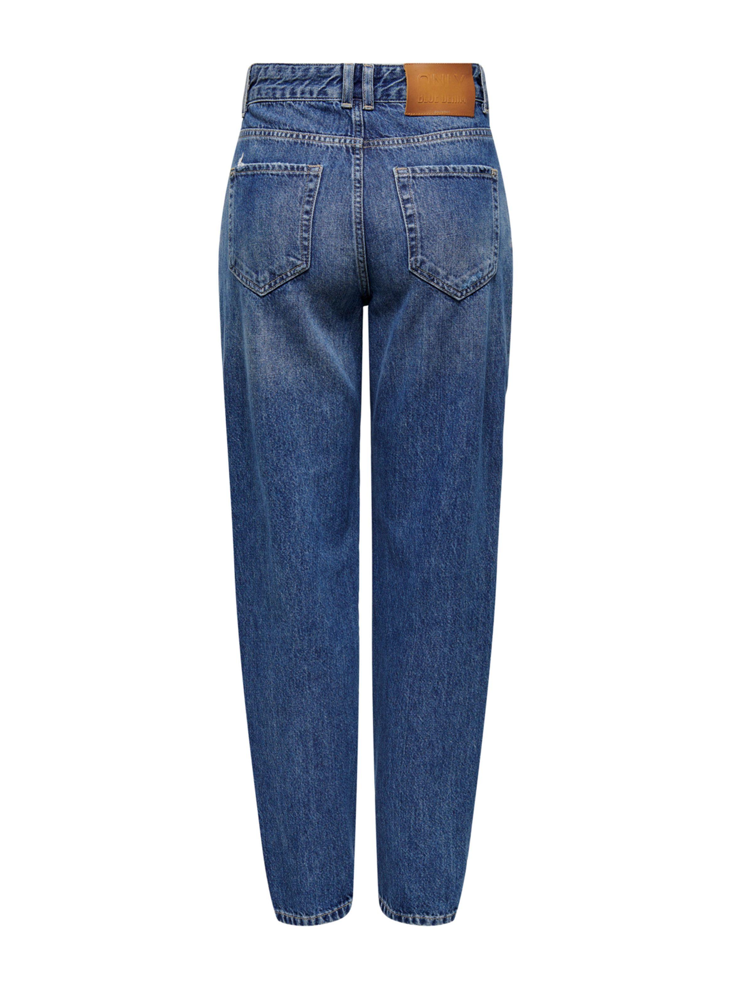 Jeans Azul de Tiro Alto-1