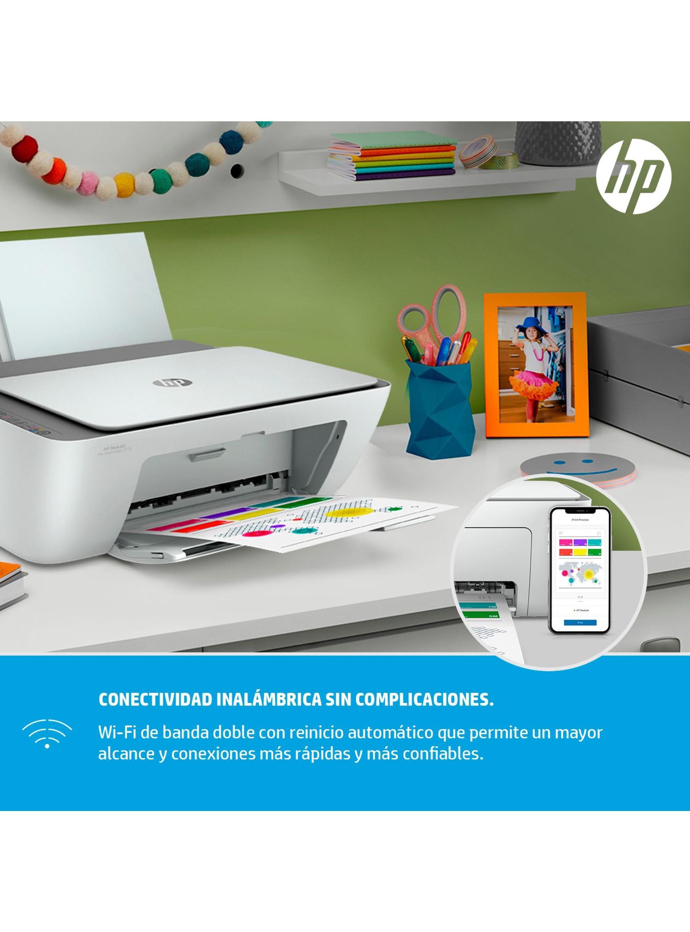 Impresora HP Multifuncional DeskJet Ink Advantage 2775-8