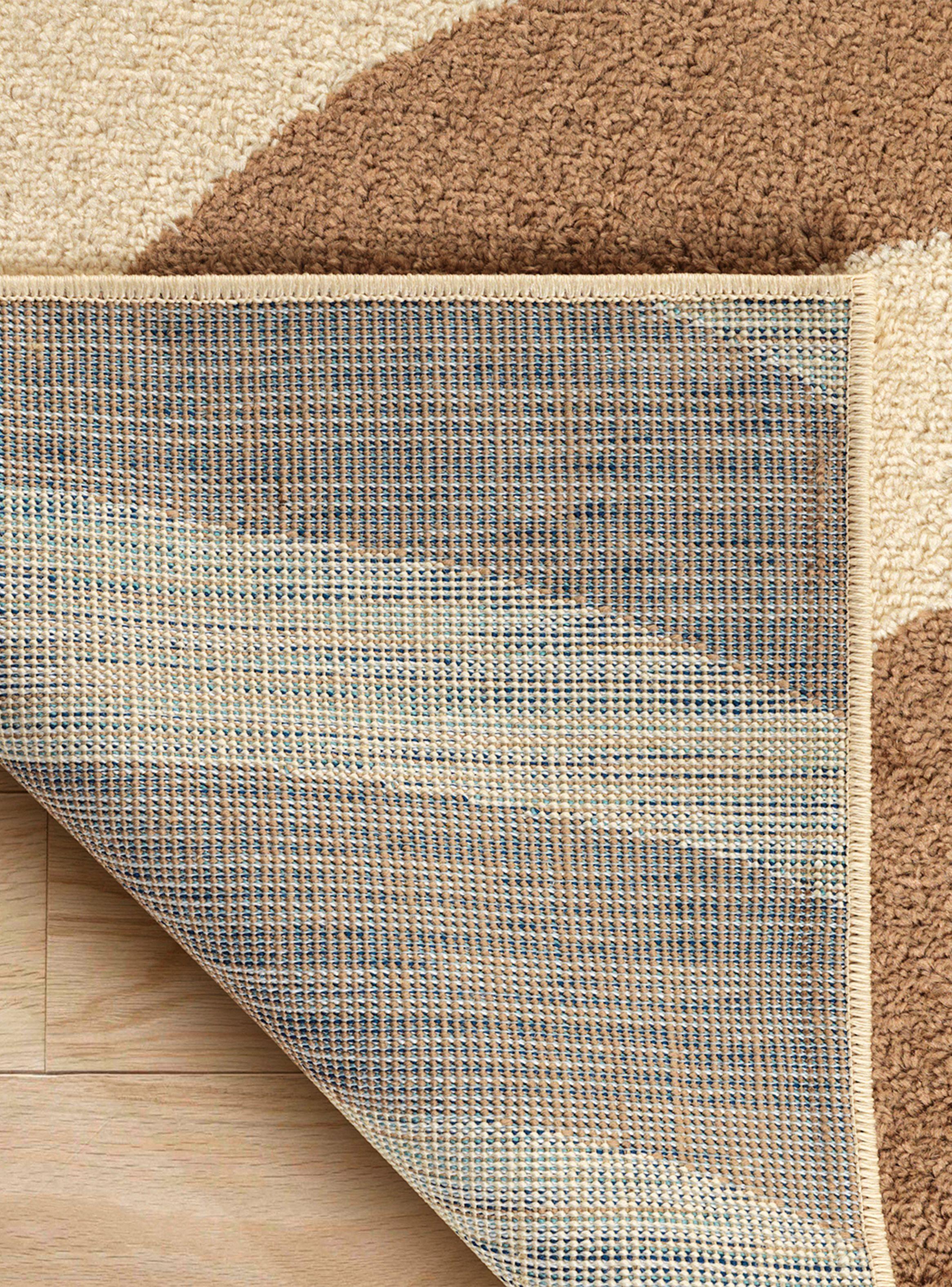 Alfombra 160 x 230 cm Amigo Beige Ondas-4