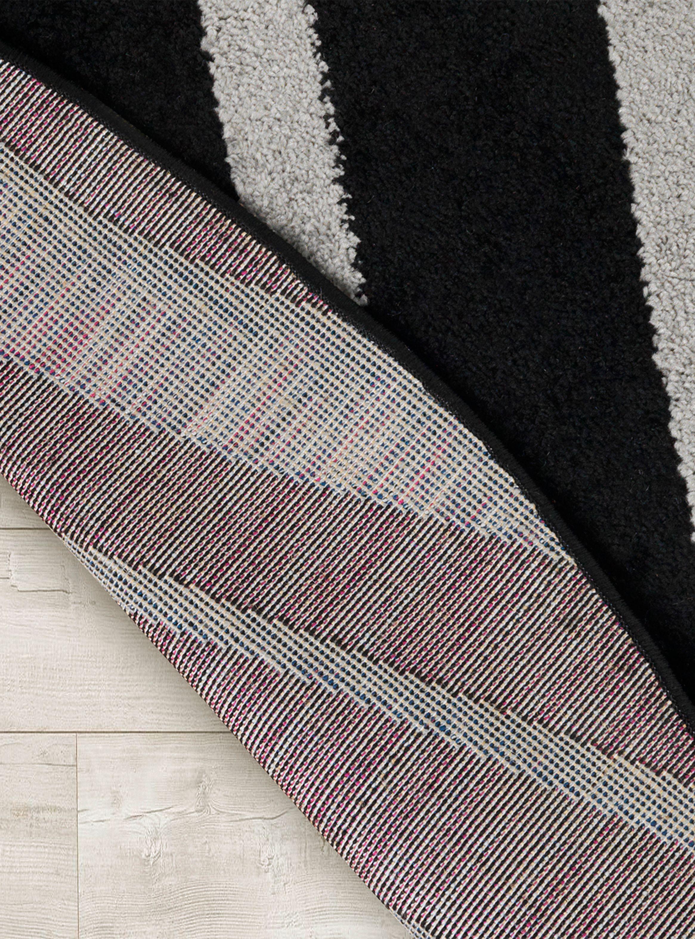 Alfombra Redonda 160 x 160 cm Amigo Gris-3