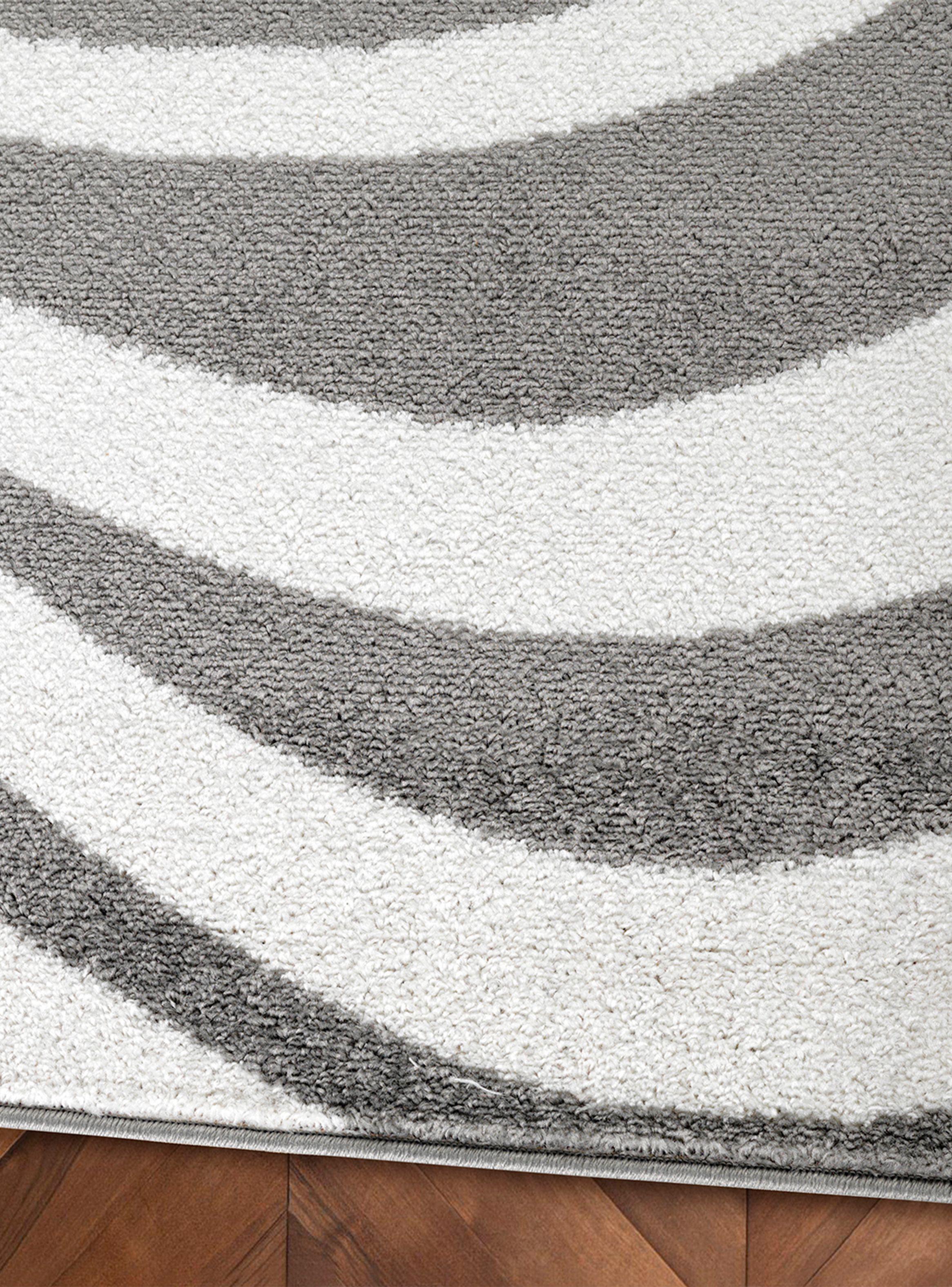 Alfombra de Pasillo 230 x 70 cm Amigo Gris claro-3