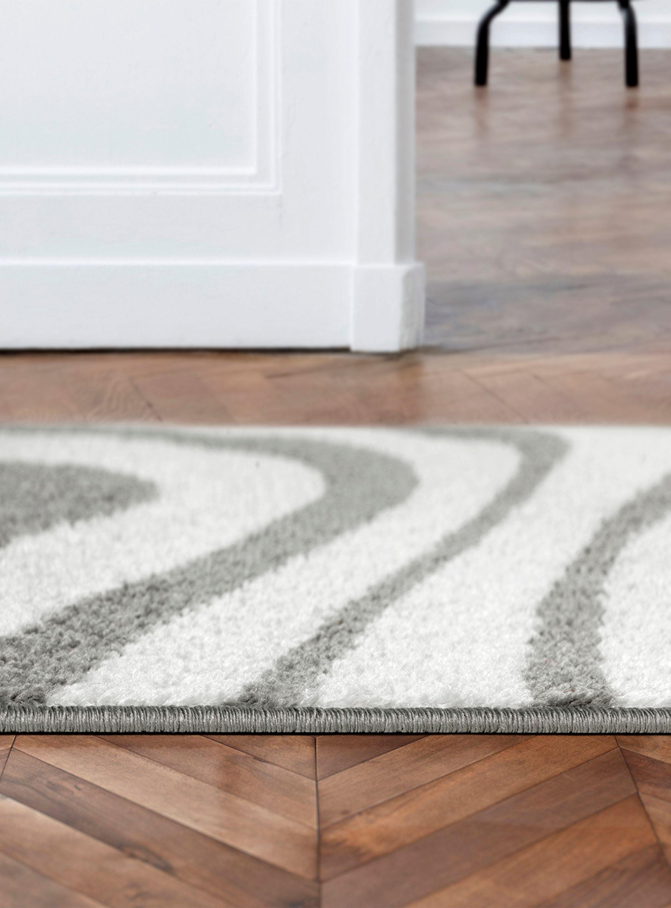 Alfombra de Pasillo 230 x 70 cm Amigo Gris claro-5