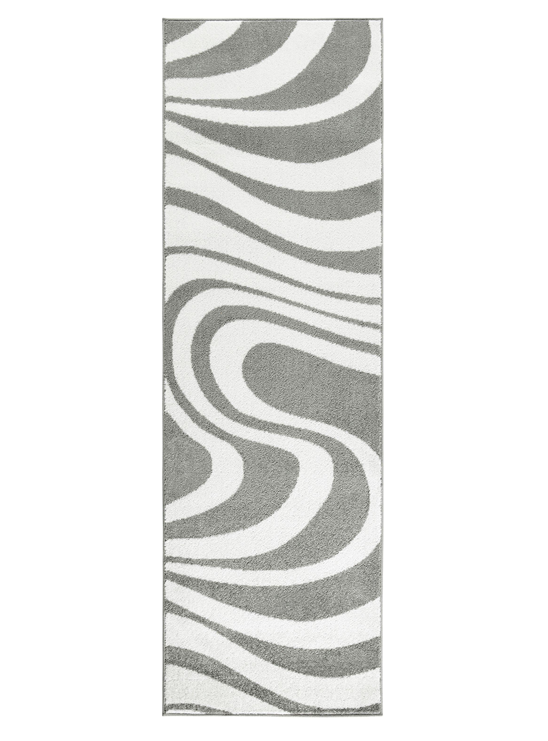 Alfombra de Pasillo 230 x 70 cm Amigo Gris claro-0