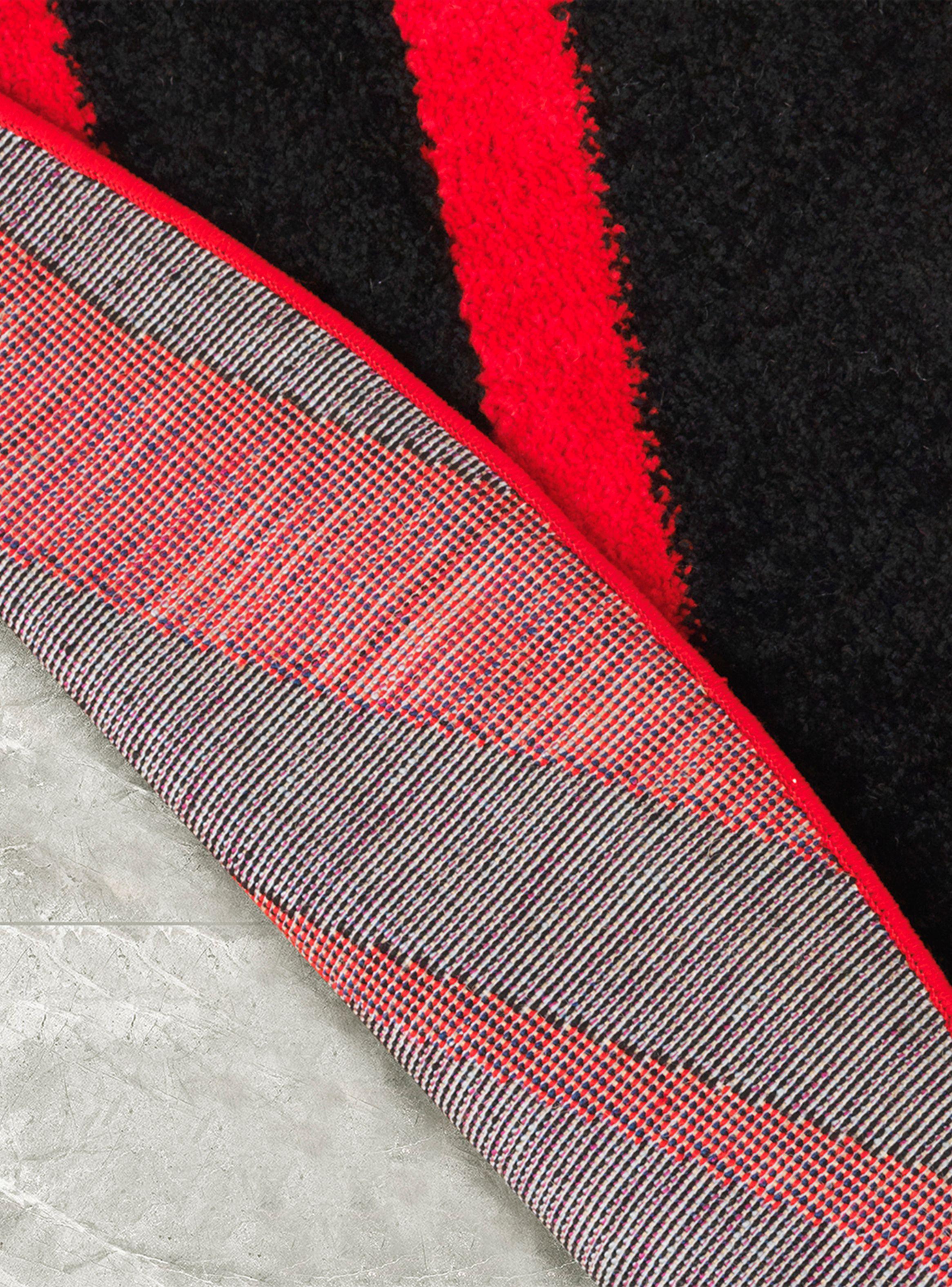 Alfombra Redonda Amigo Rojo 160 x 160 cm Ondas-4