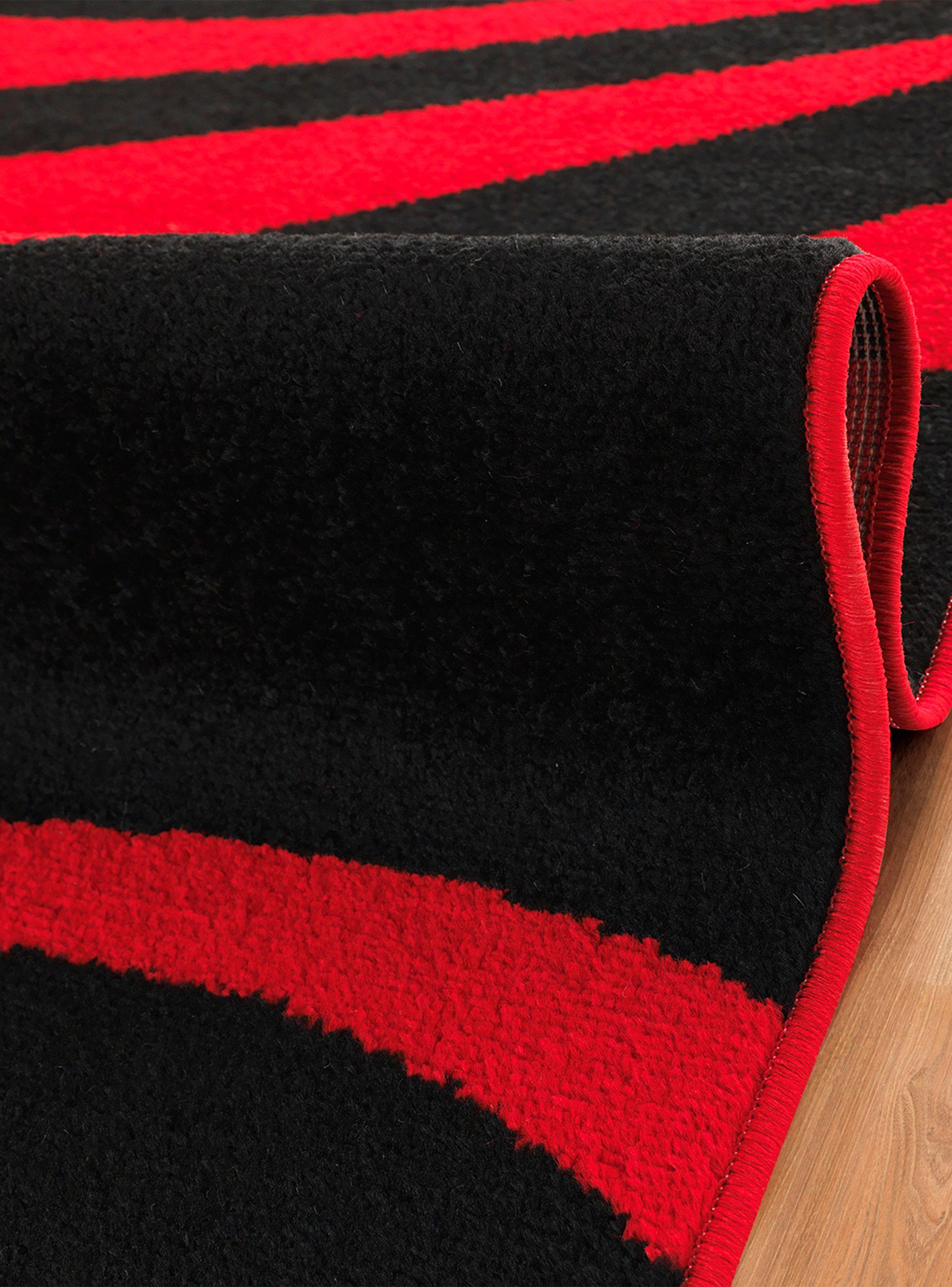 Alfombra 240 x 305 cm Amigo Rojo Ondas-1