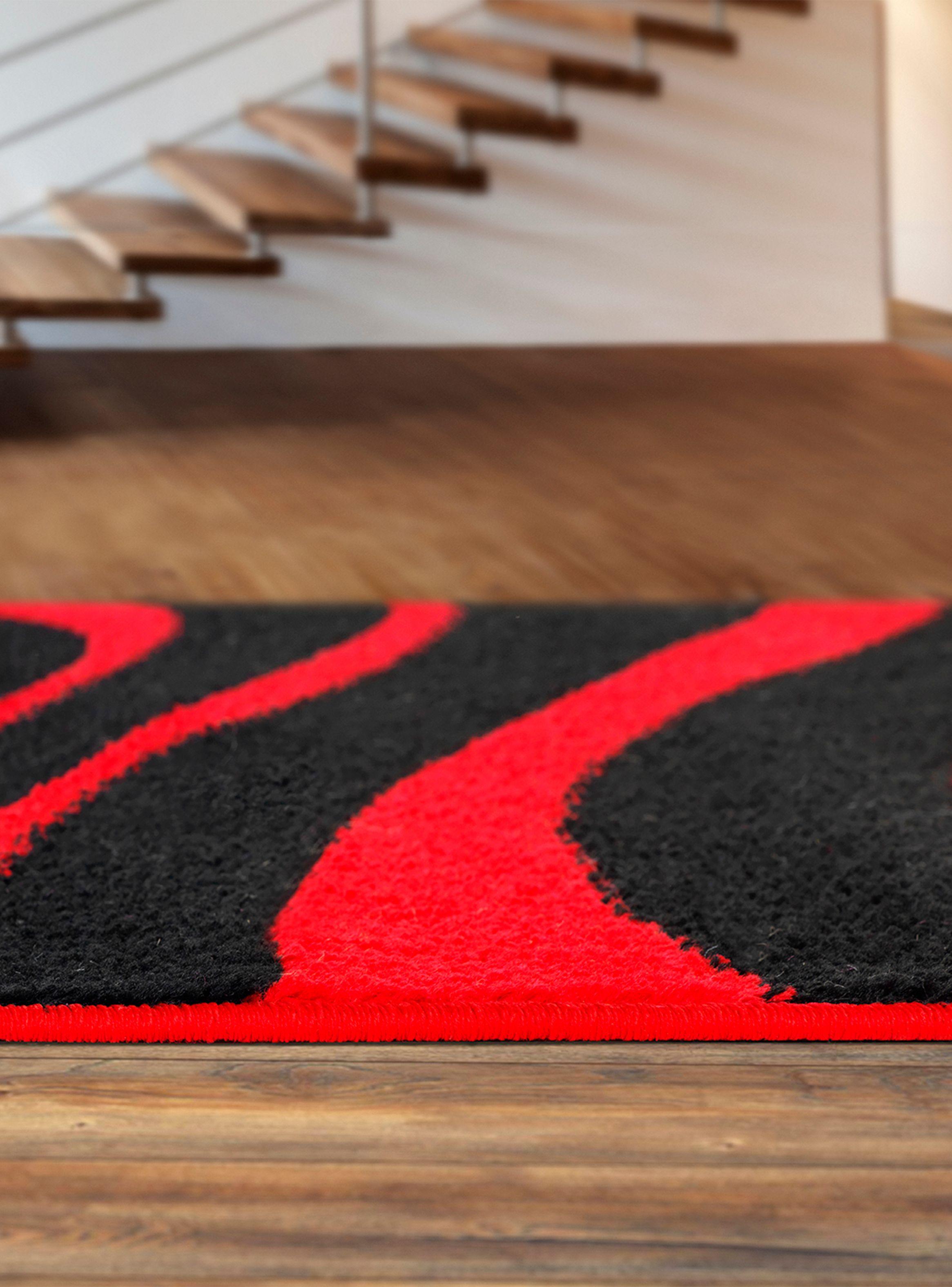 Alfombra Pasillo 70 x 230 cm Amigo Rojo-5