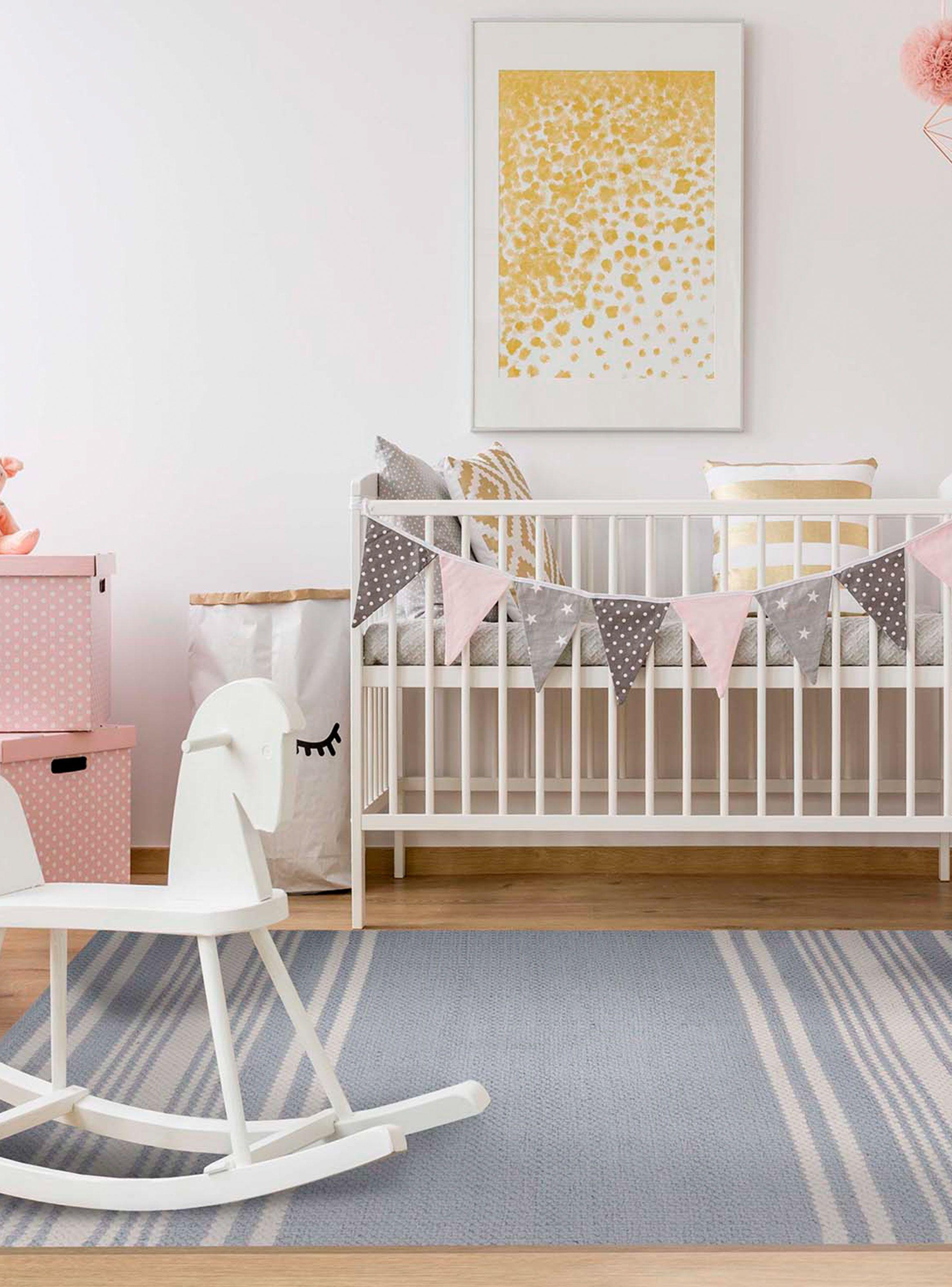 Alfombra Stripes 120 x 170 cm 26691 Blue-2