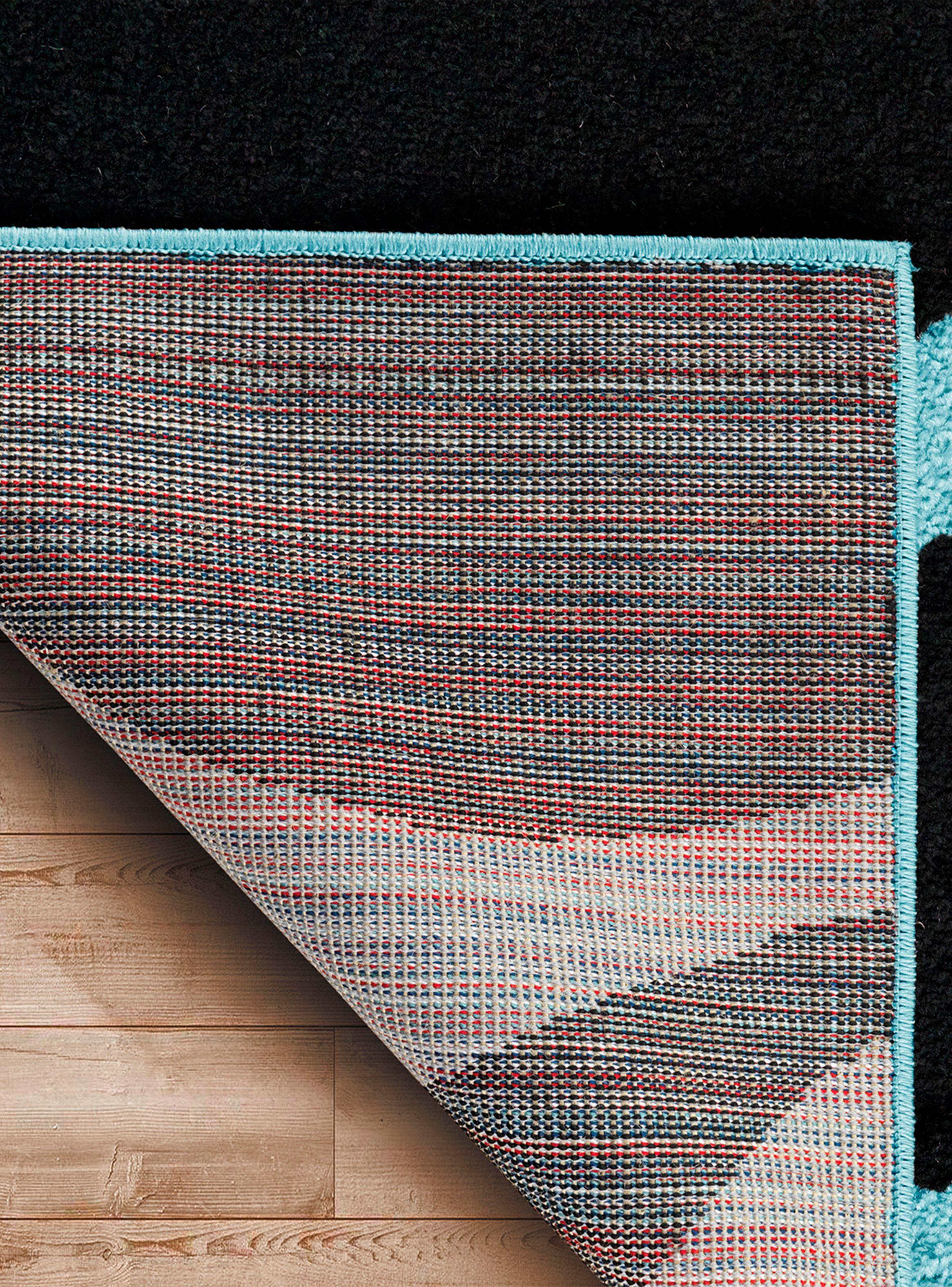 Alfombra Amigo Turquesa 200 x 290 cm Hojas-4