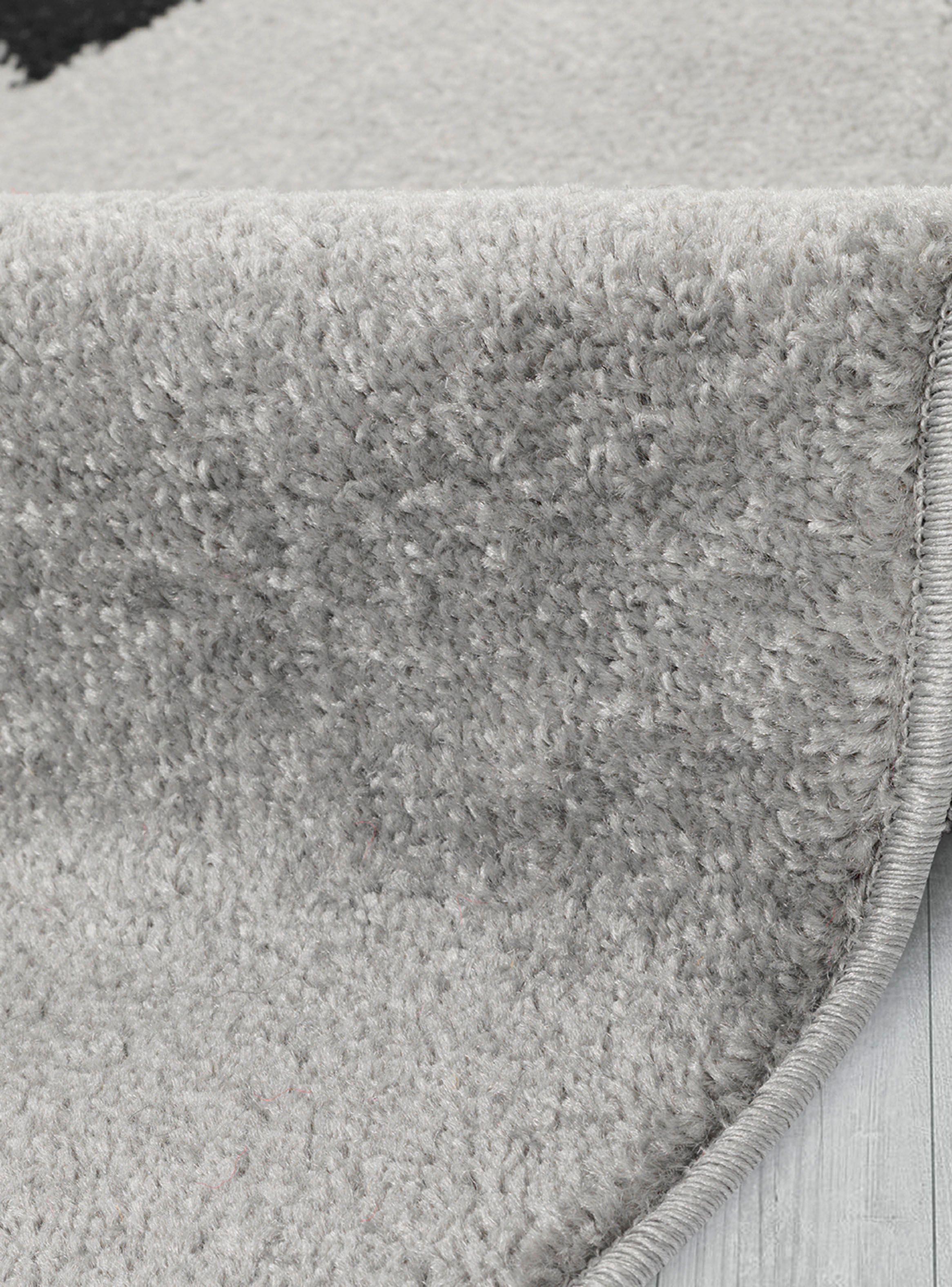 Alfombra 160 x 160 cm Amigo Gris-1