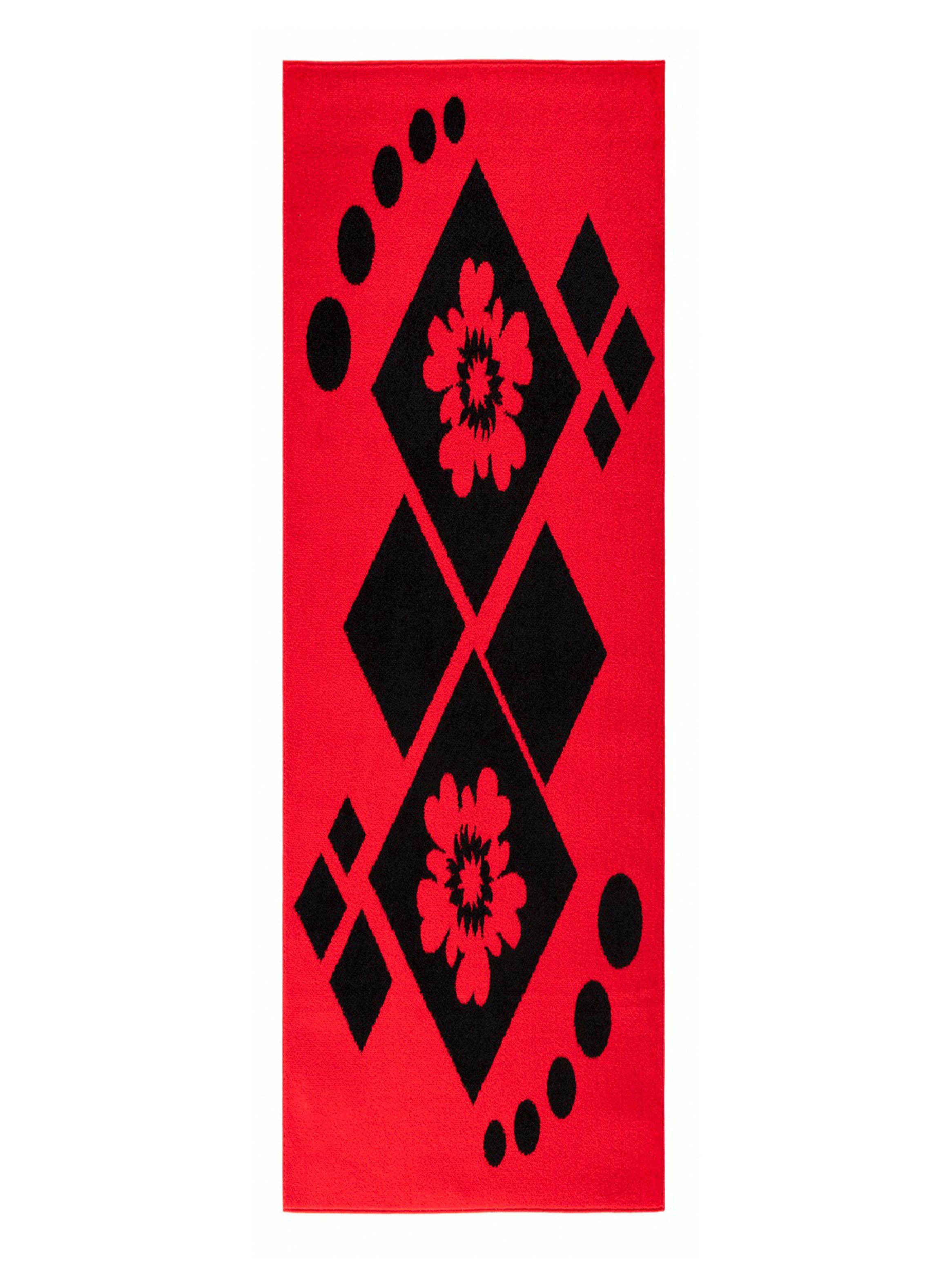 Alfombra Pasillo Amigo Rojo 70 x 230 cm Rombos-0