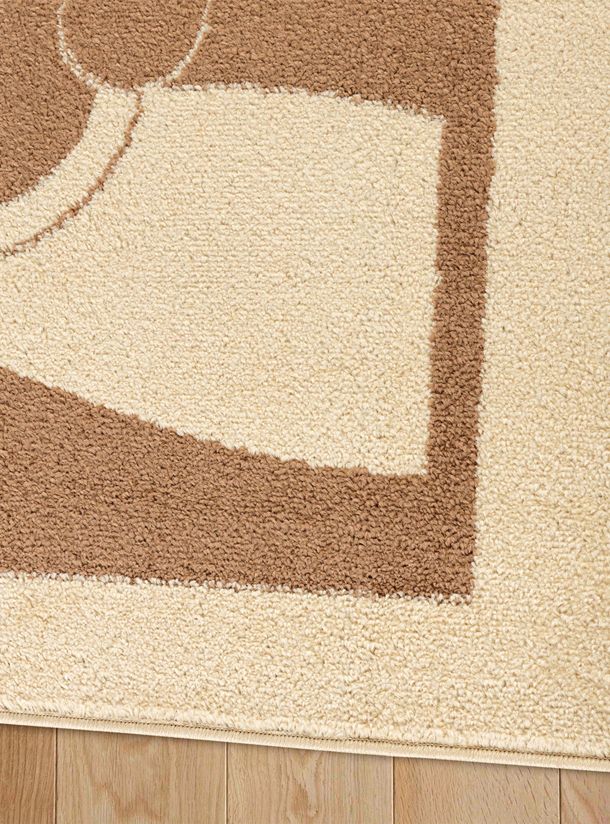 Alfombra Amigo Beige 120 x 180 cm Círculos-3