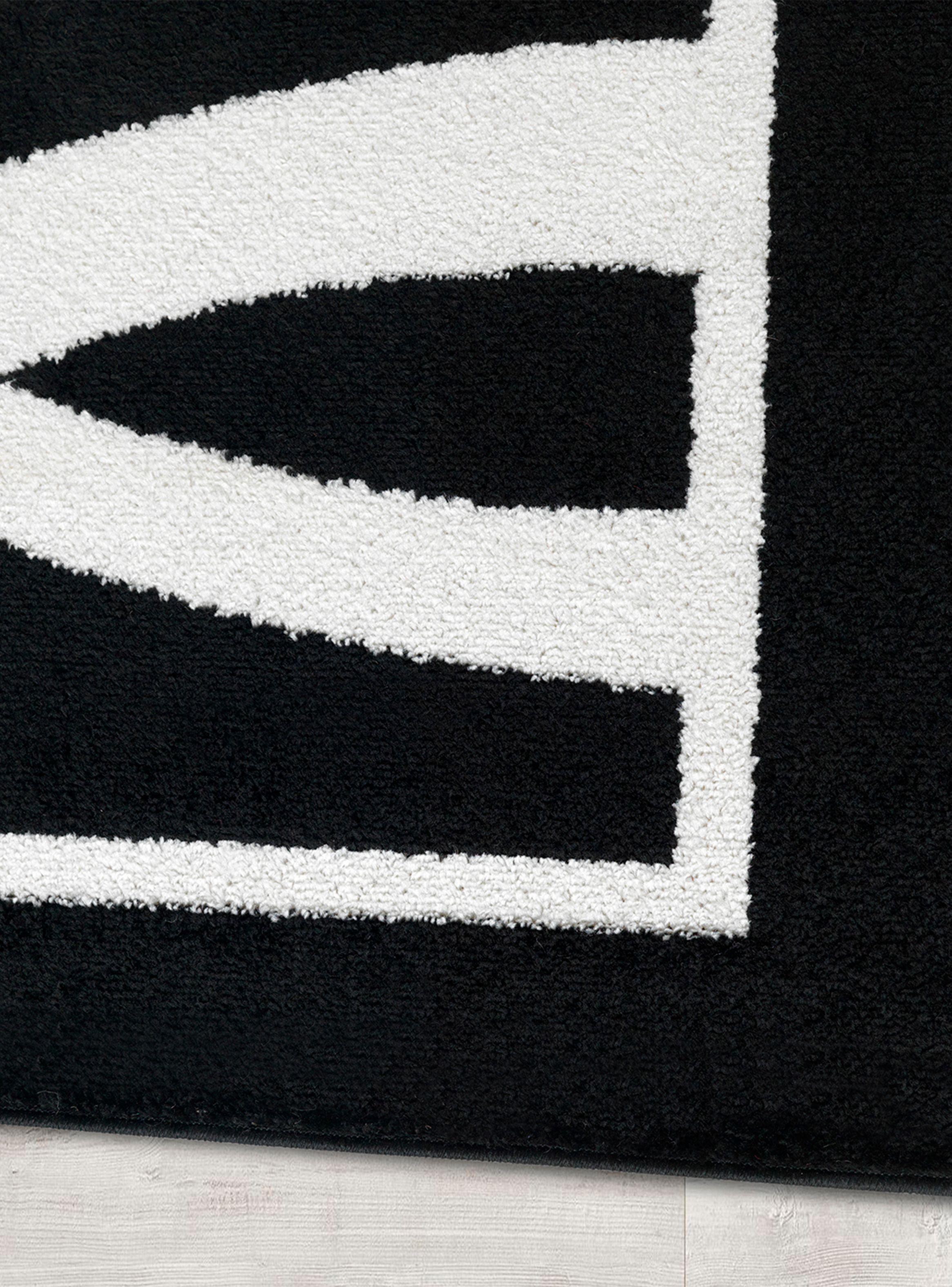 Alfombra 160 x 230 cm Amigo Negro-3