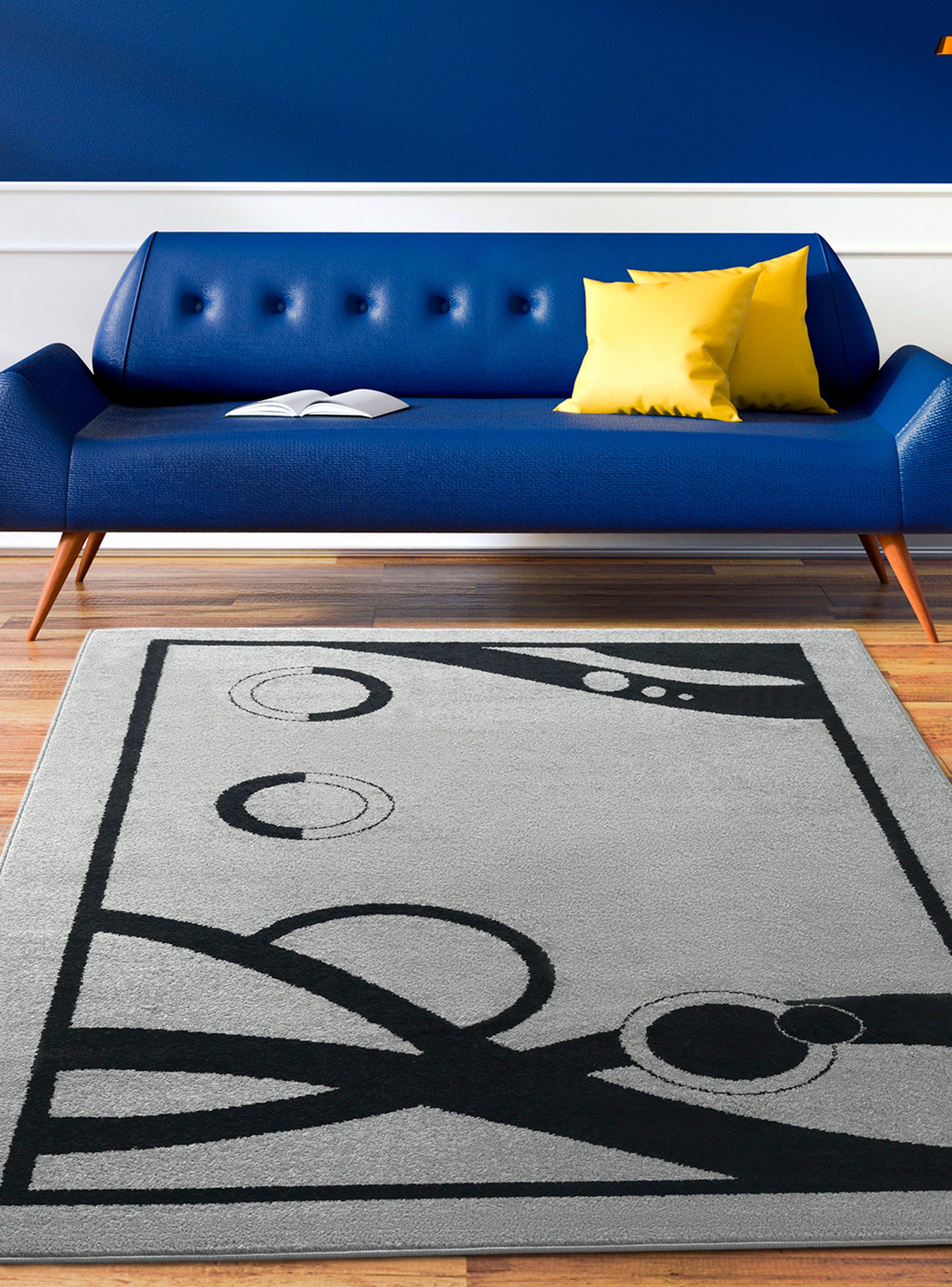 Alfombra 200 x 290 cm Amigo Gris-2