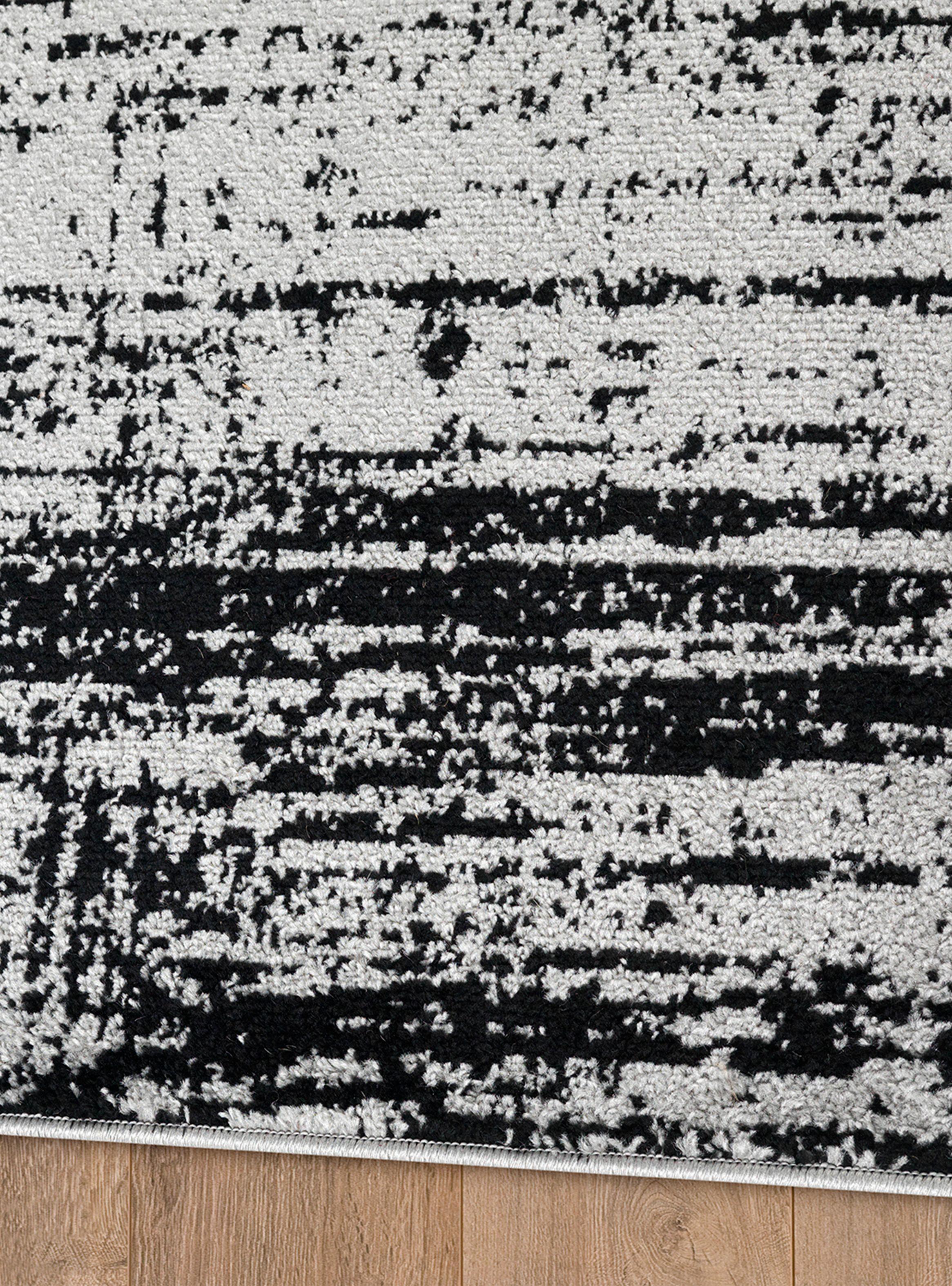 Alfombra 120 x 180 cm Amigo Negro Texturas-3